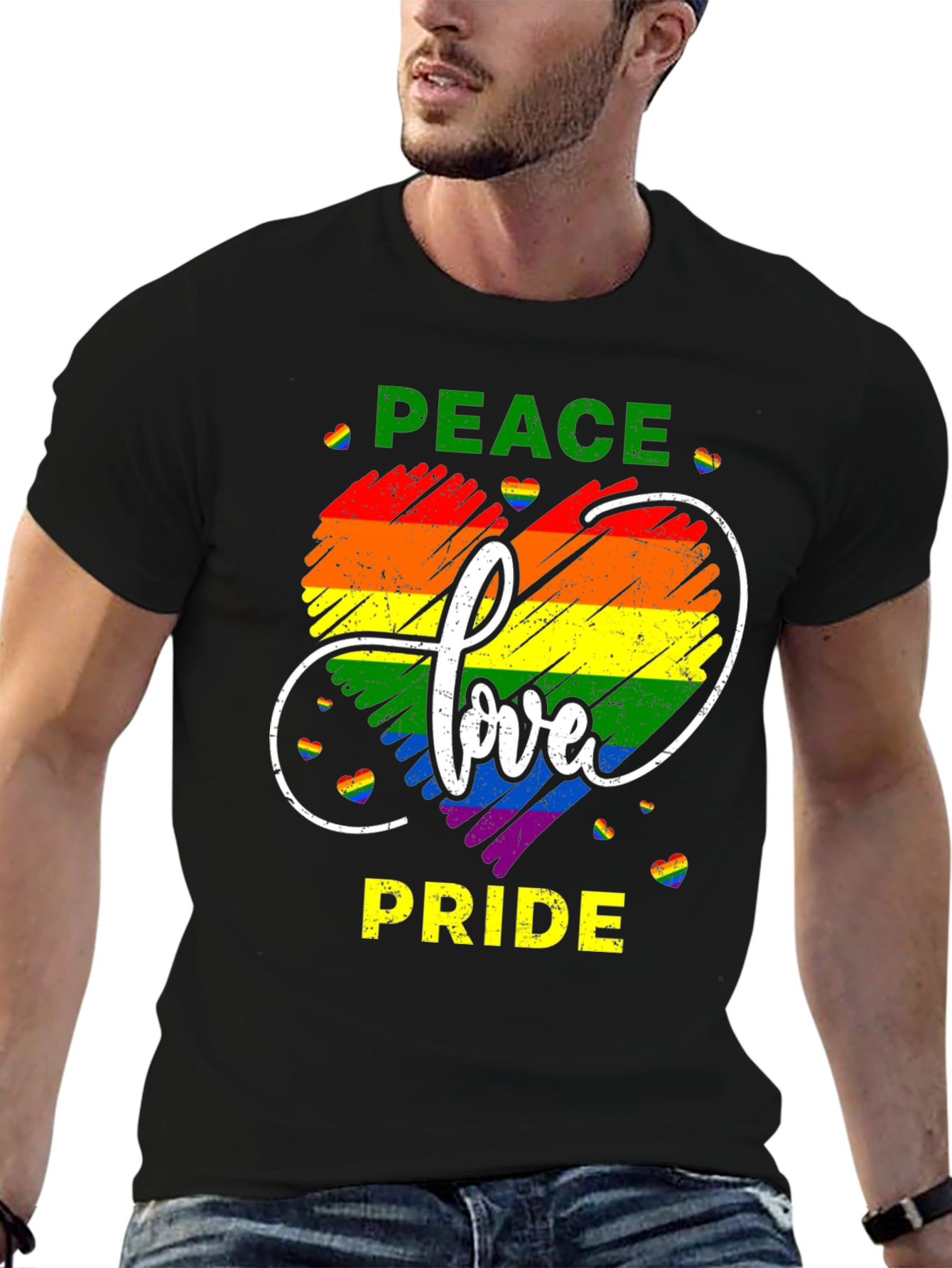 Peace Love Pride Graphic Tee