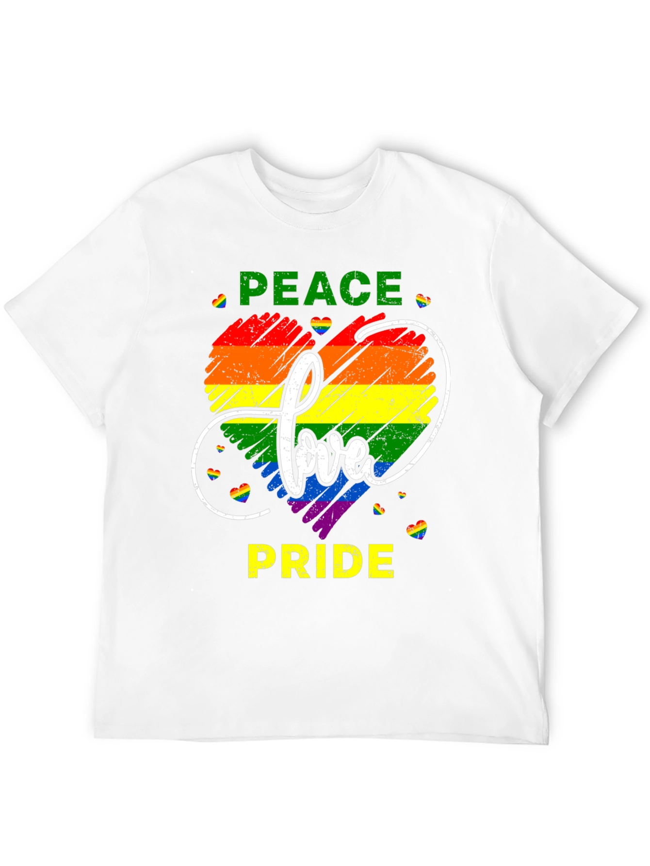 Peace Love Pride Graphic Tee