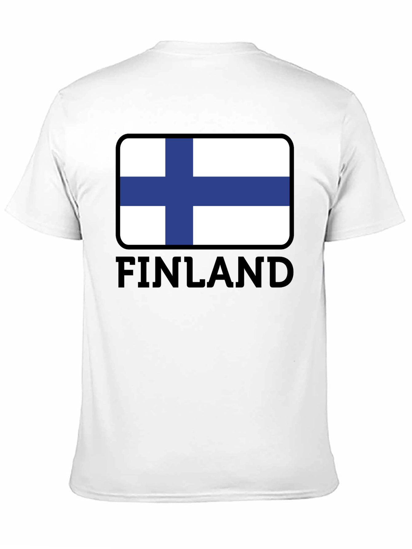 Finland Flag T-Shirt - Black Graphic Tee