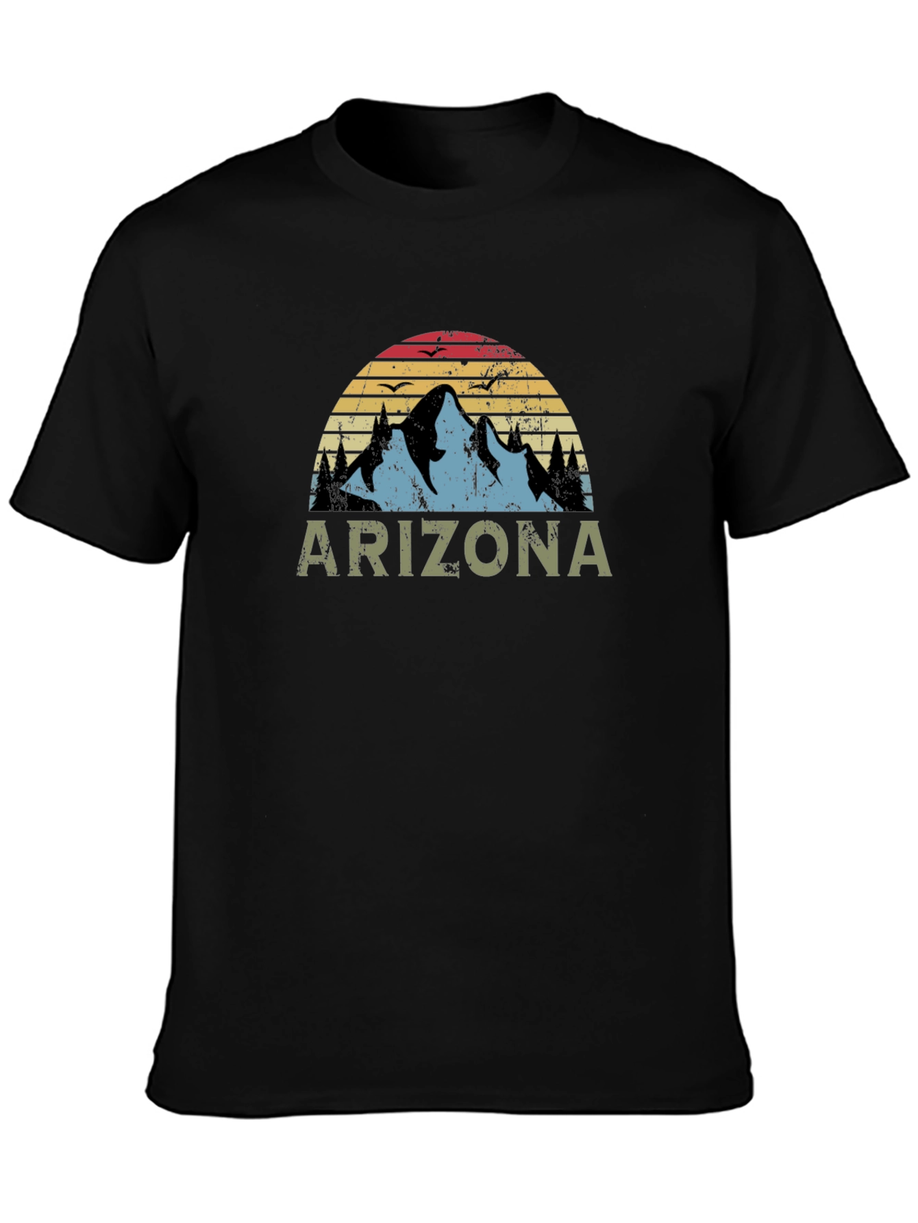 Arizona Mountain Retro Graphic T-Shirt