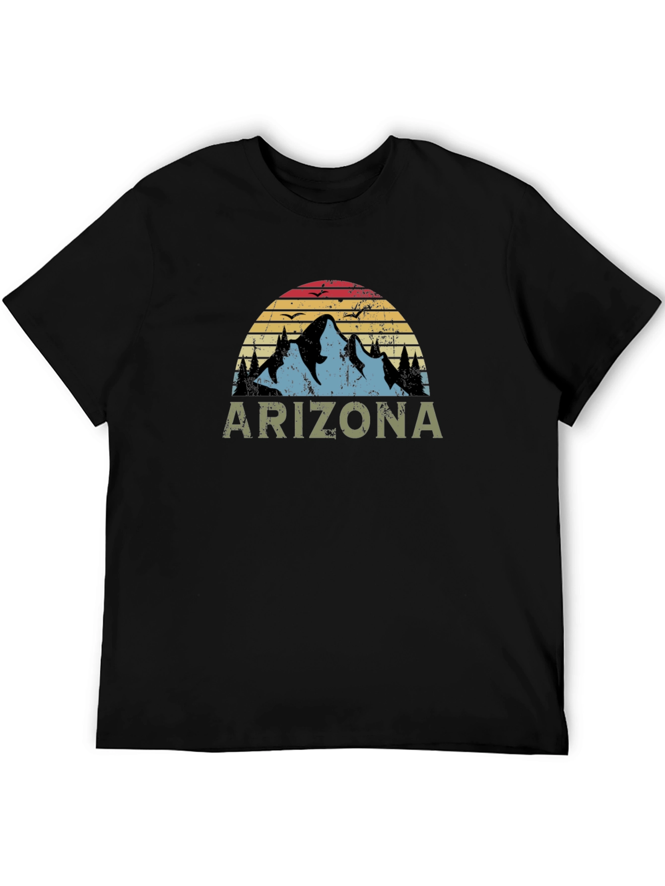 Arizona Mountain Retro Graphic T-Shirt