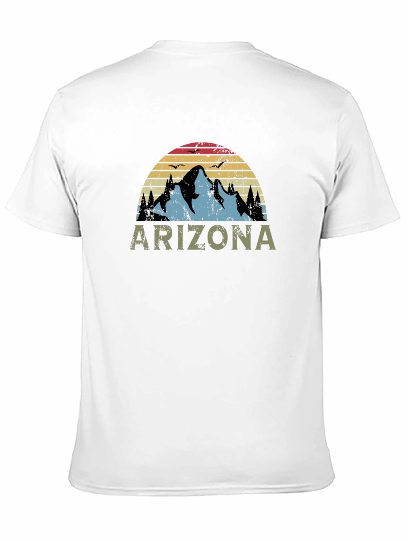 Arizona Mountain Retro Graphic T-Shirt
