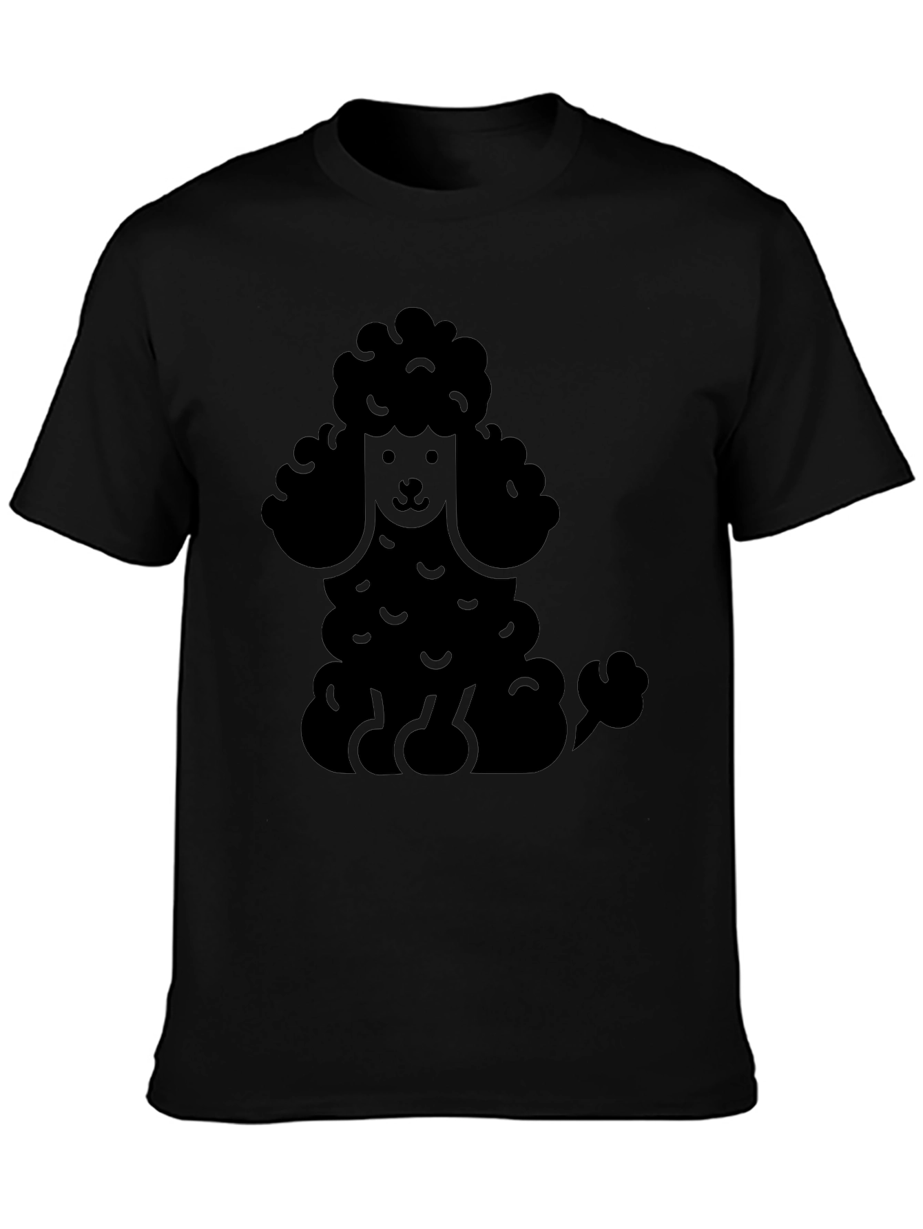 Poodle Graphic Print Mens T-Shirt