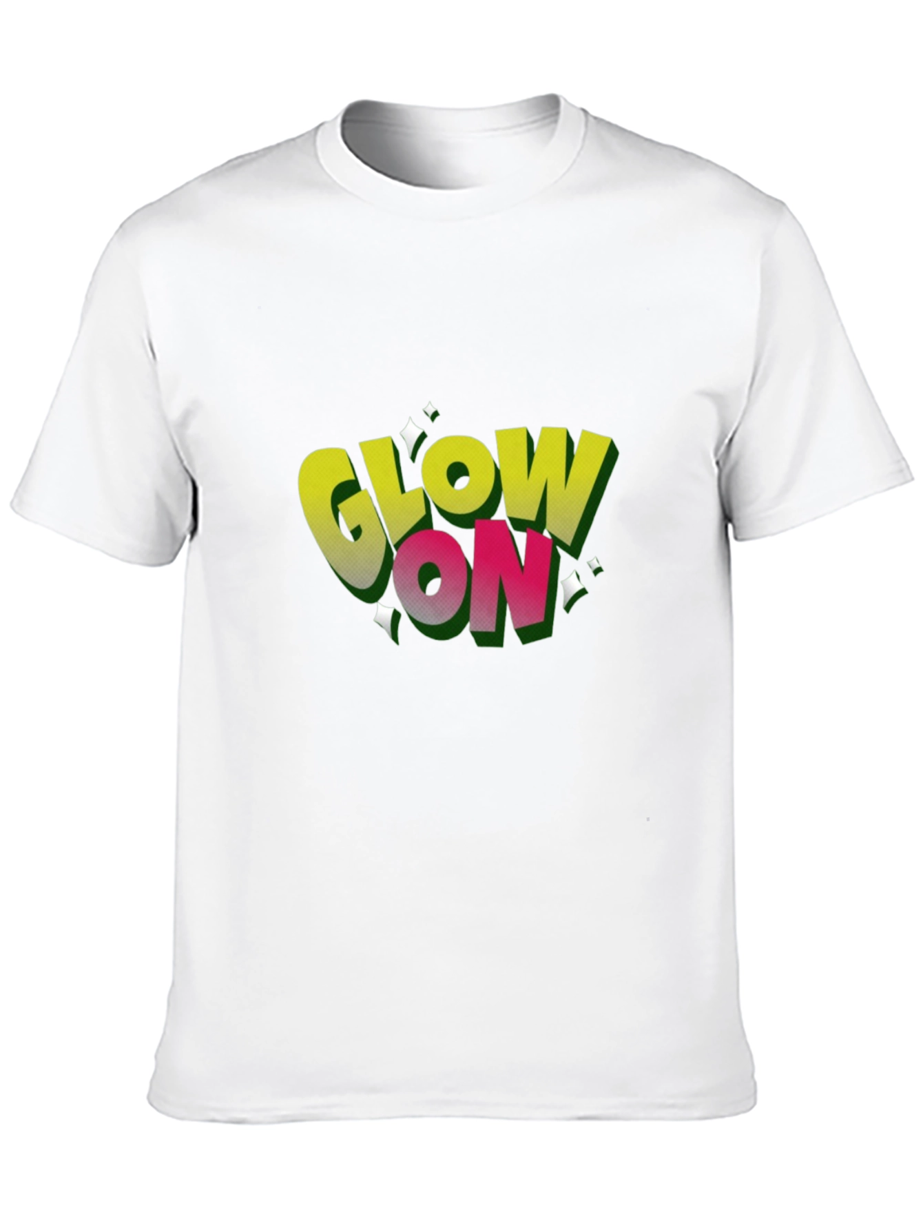 Glow On Black T-Shirt