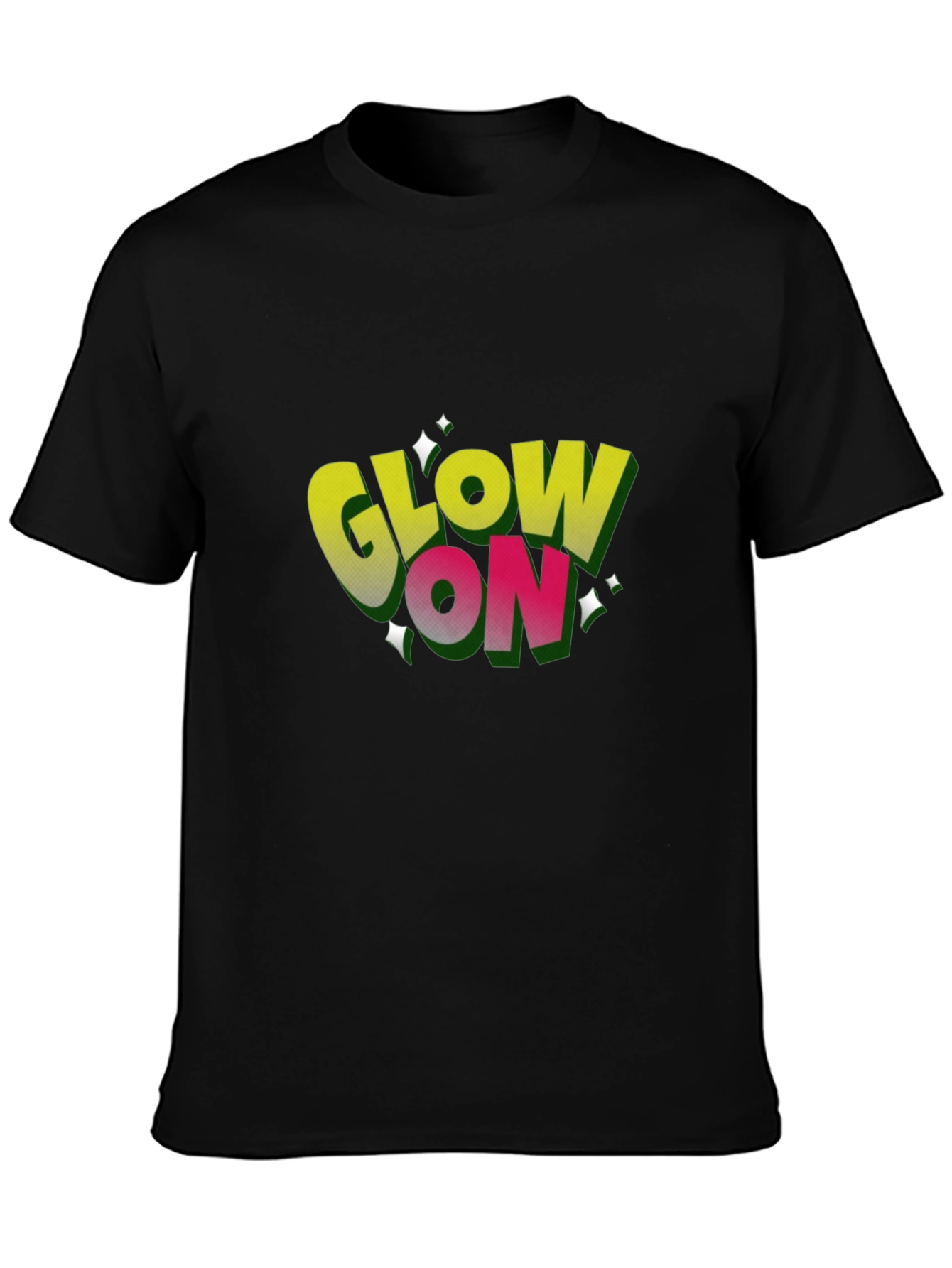 Glow On Black T-Shirt