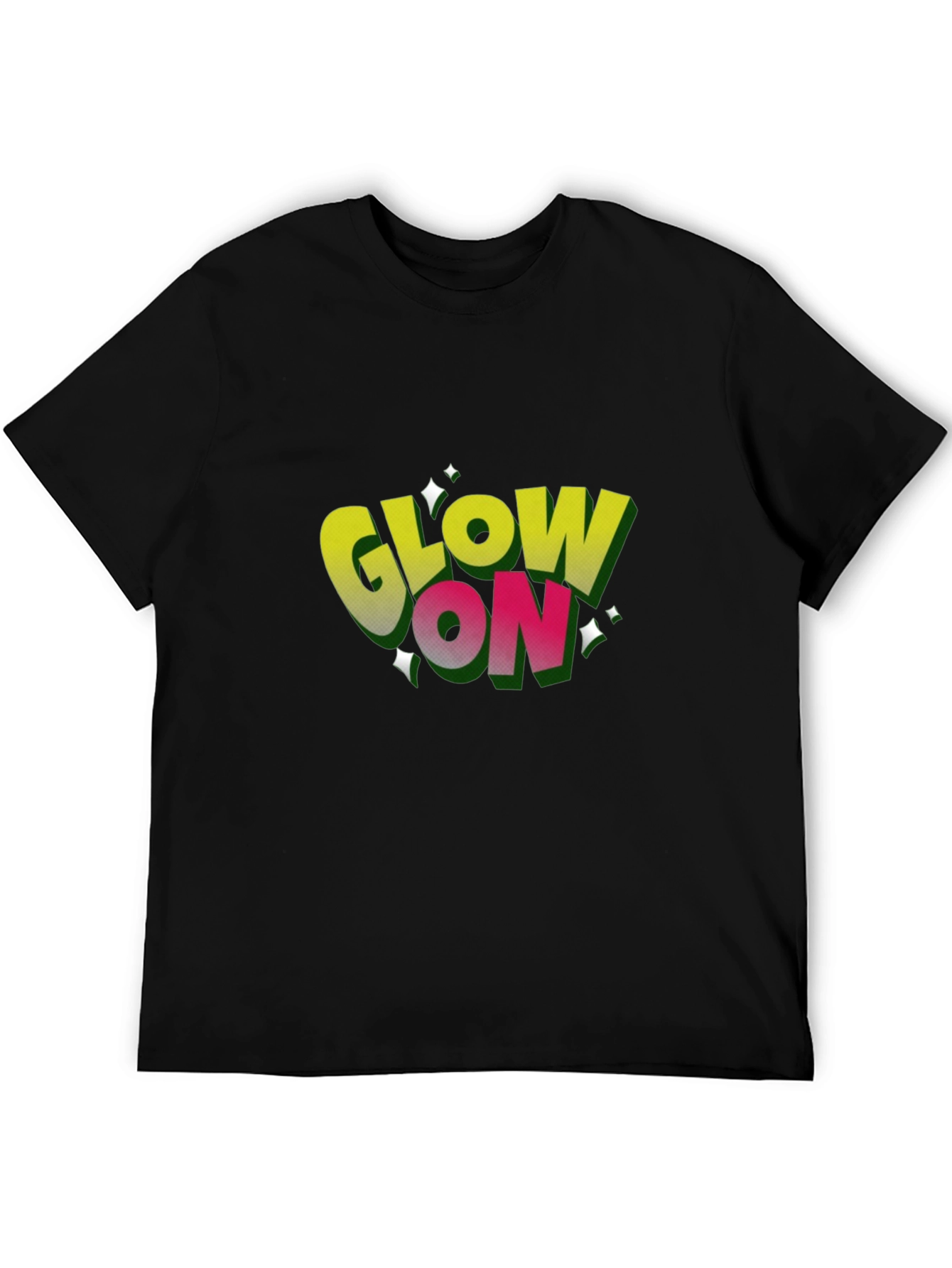 Glow On Black T-Shirt