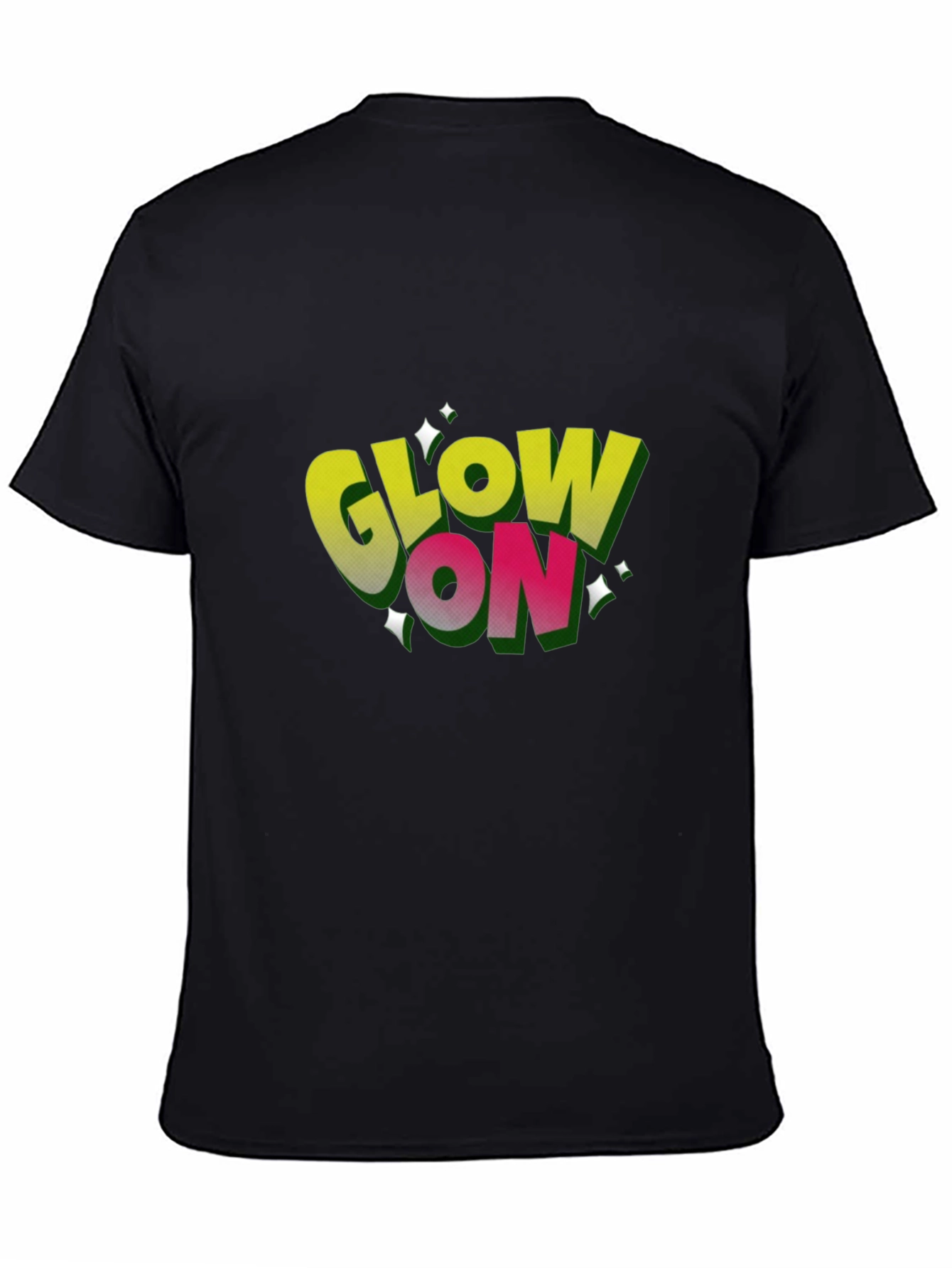 Glow On Black T-Shirt