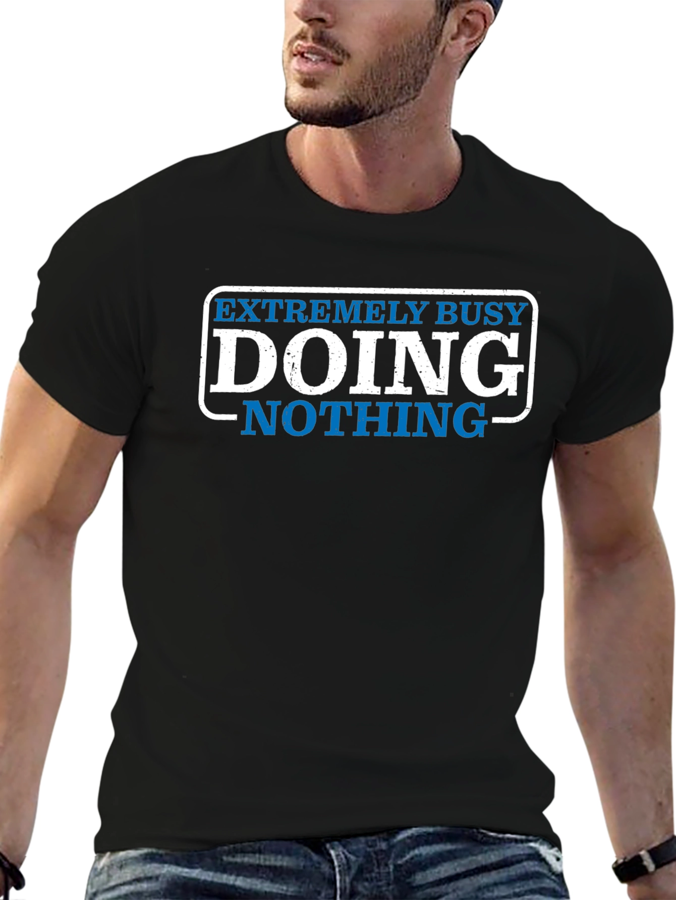 Extremely Busy Doing Nothing Graphic Tee