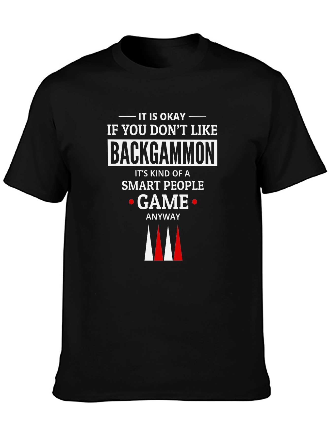 Backgammon Smart People Game T-Shirt