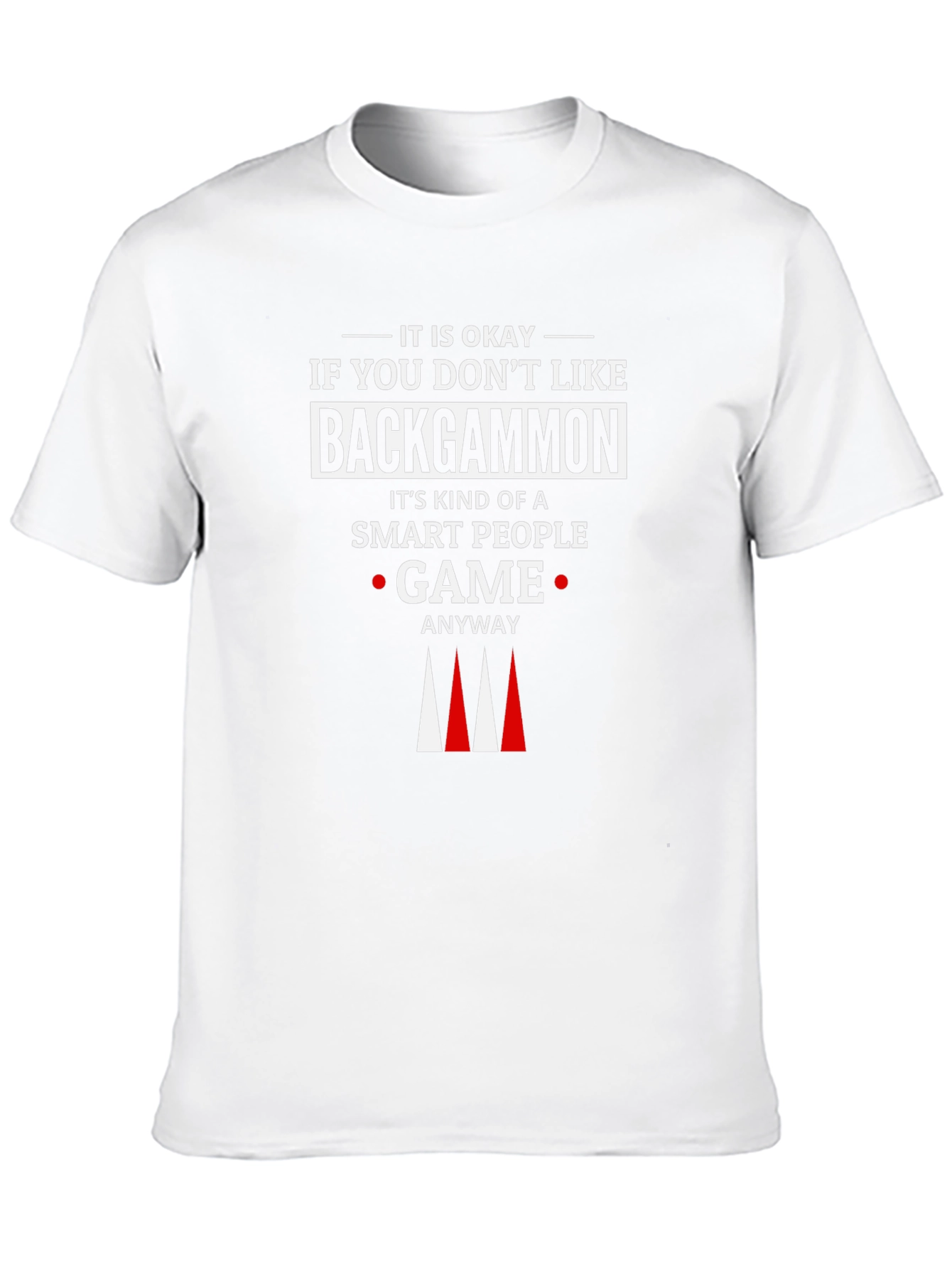 Backgammon Smart People Game T-Shirt