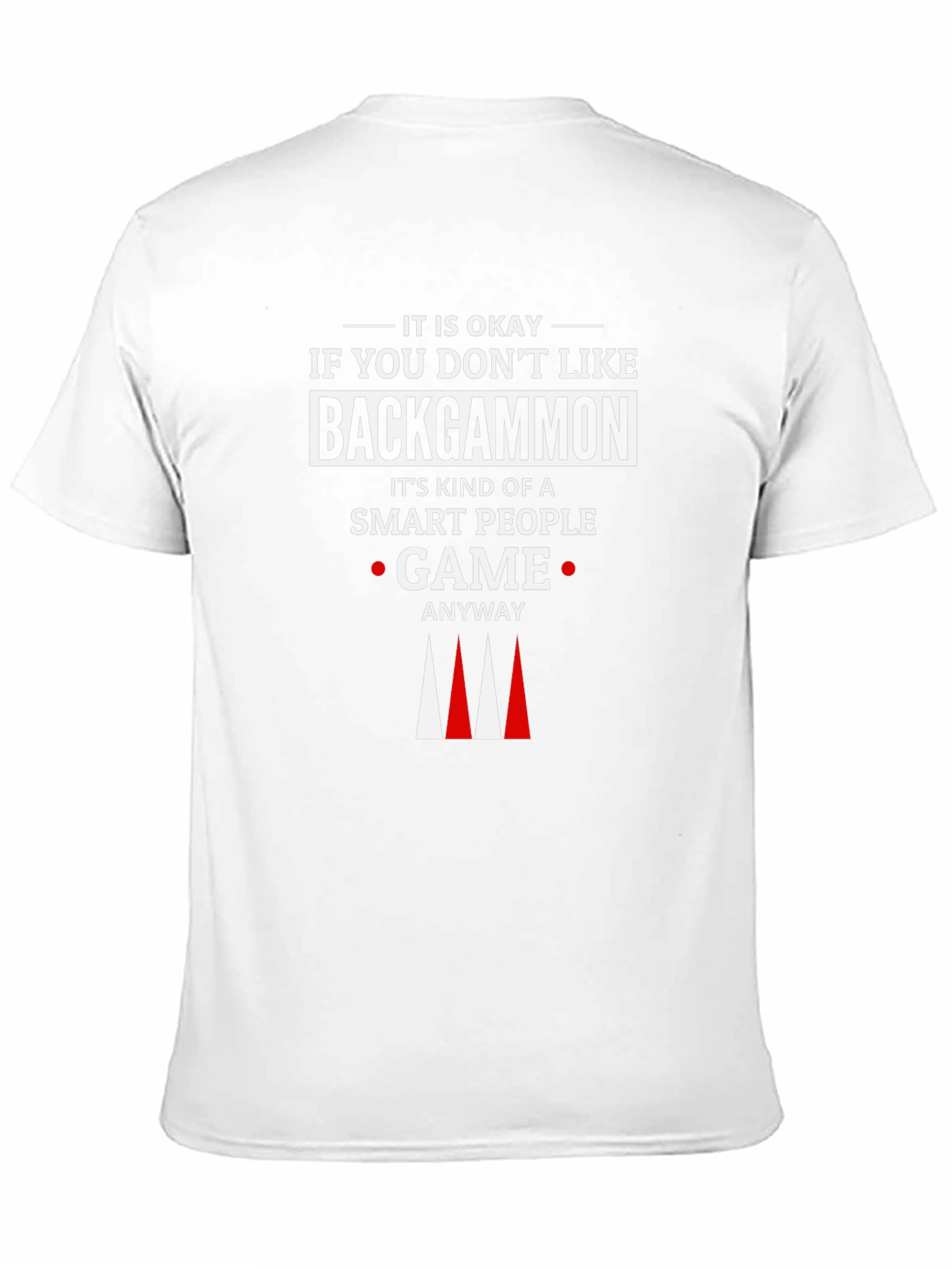 Backgammon Smart People Game T-Shirt