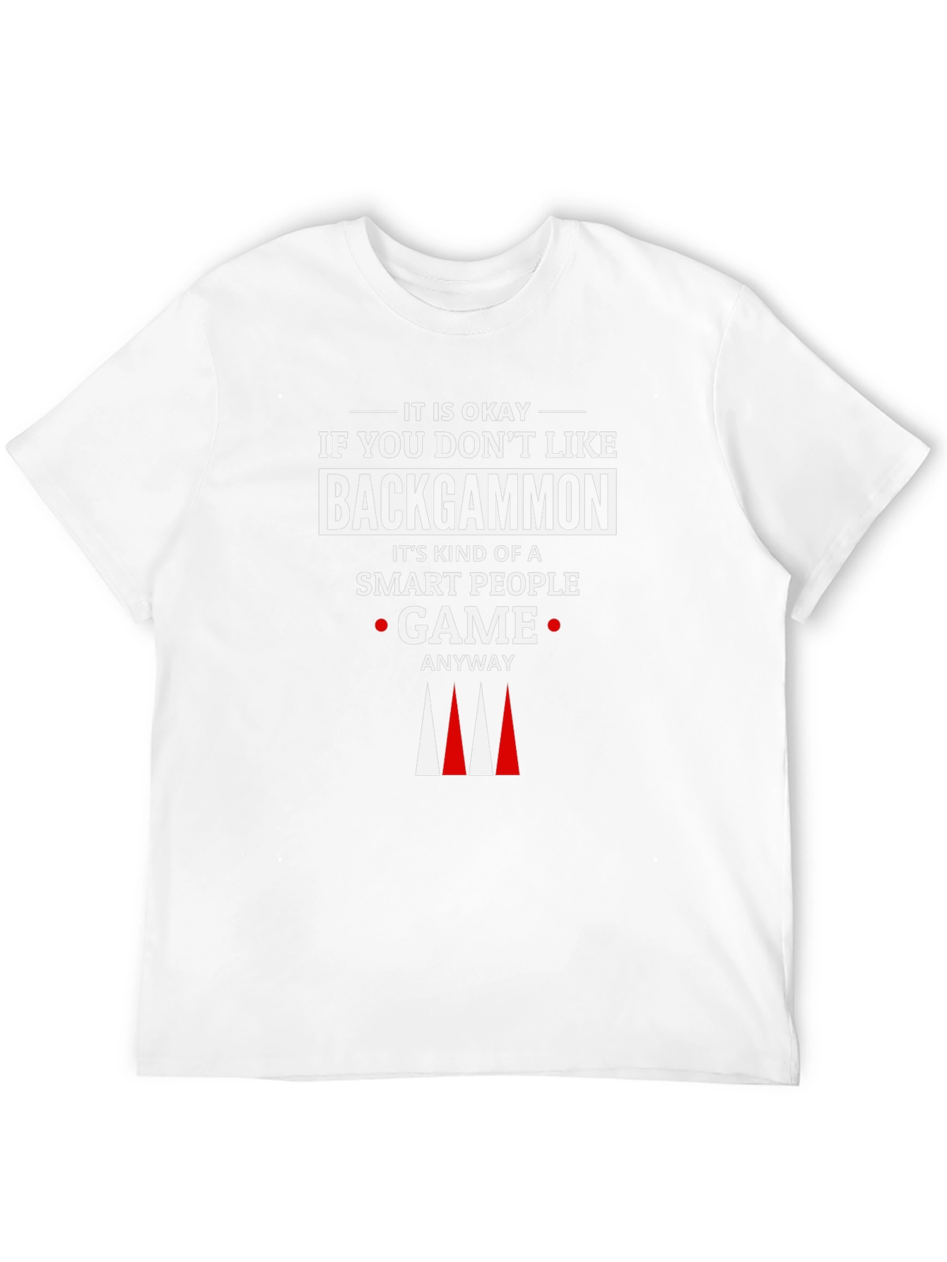 Backgammon Smart People Game T-Shirt