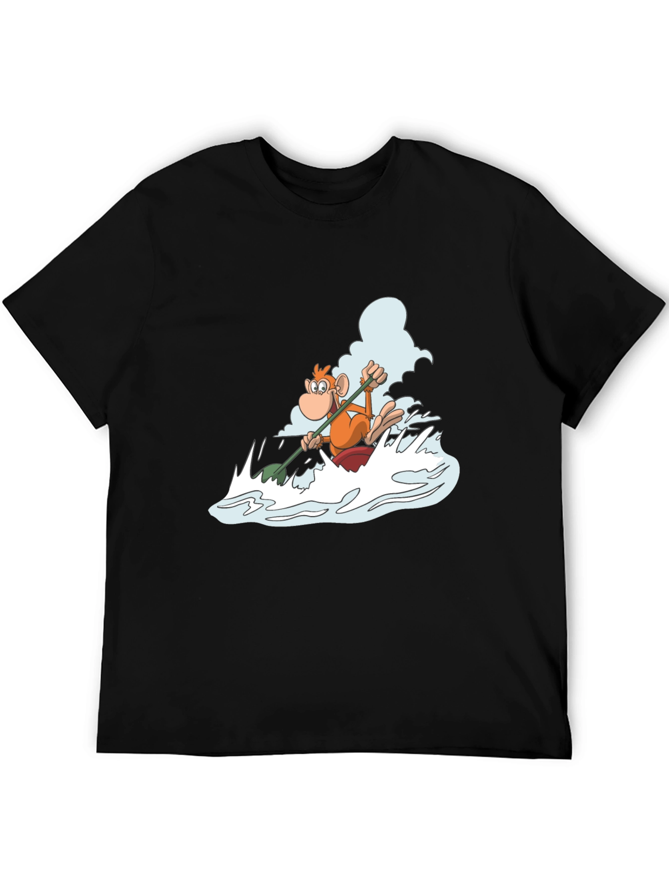 Monkey Kayaking Graphic Tee - Adventure Ready