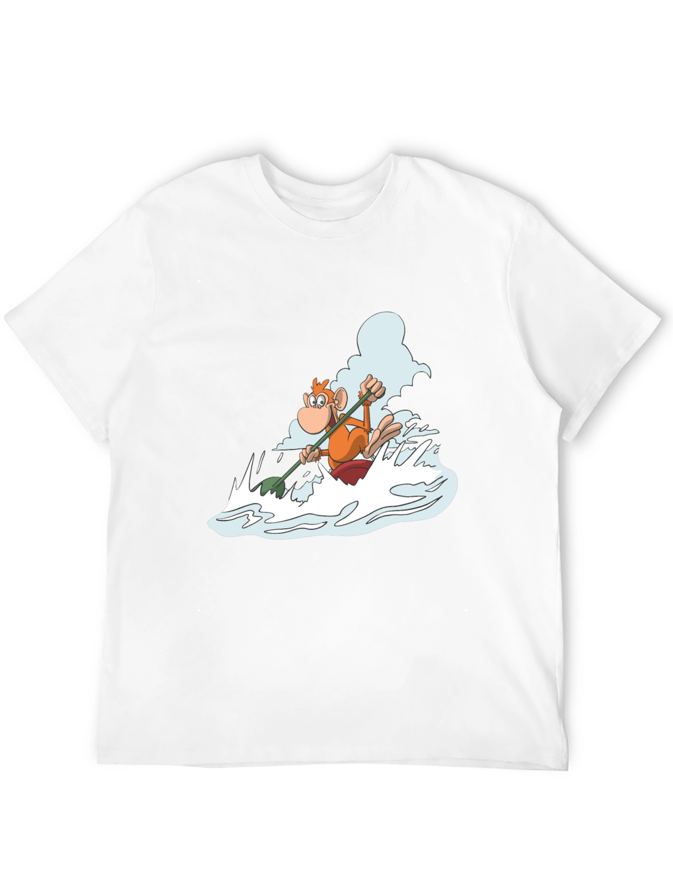 Monkey Kayaking Graphic Tee - Adventure Ready