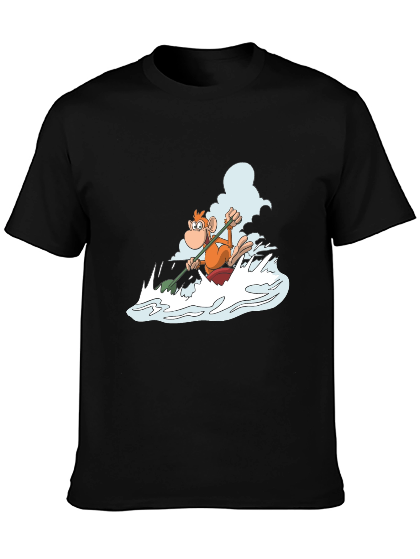 Monkey Kayaking Graphic Tee - Adventure Ready