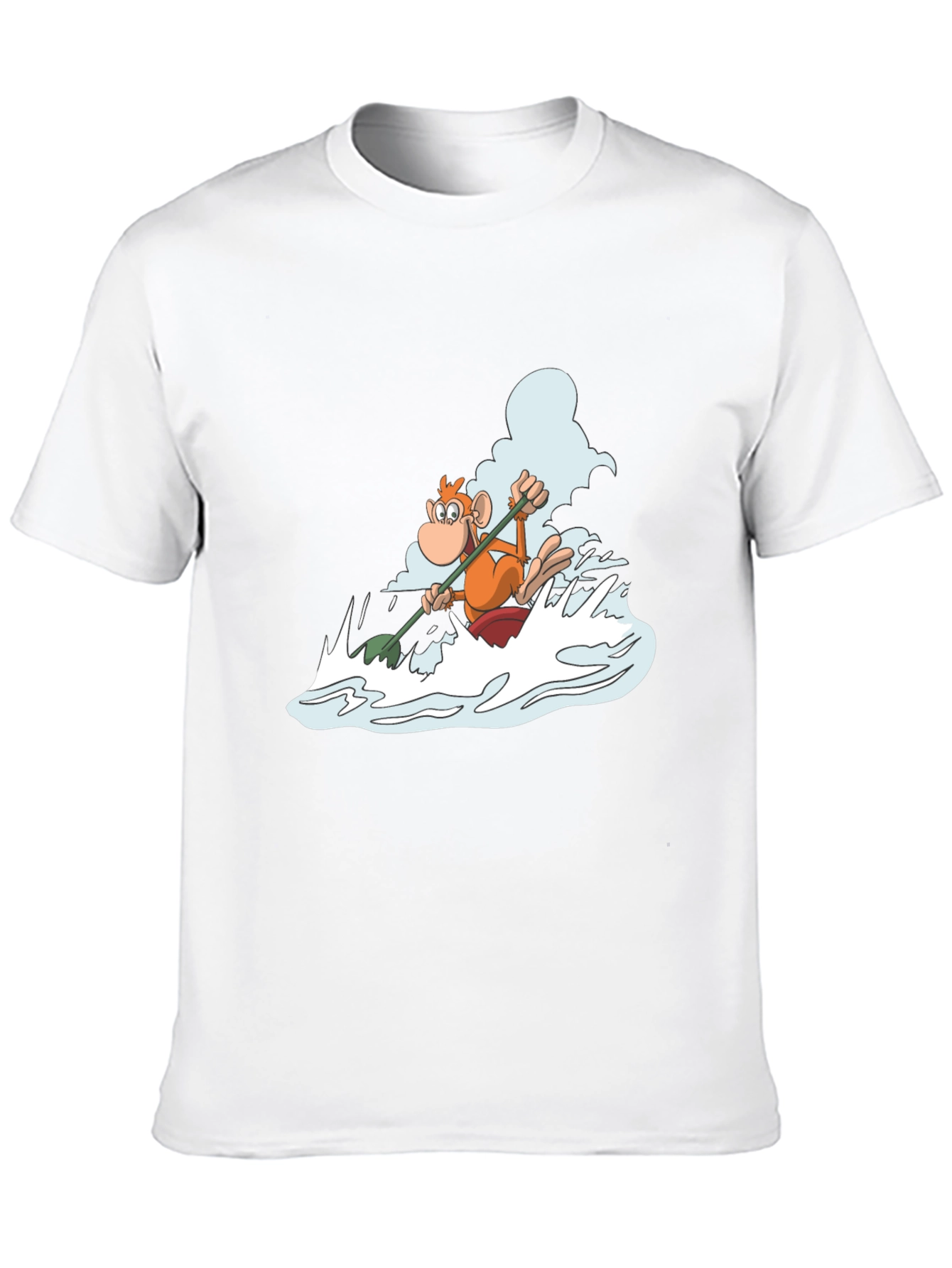 Monkey Kayaking Graphic Tee - Adventure Ready