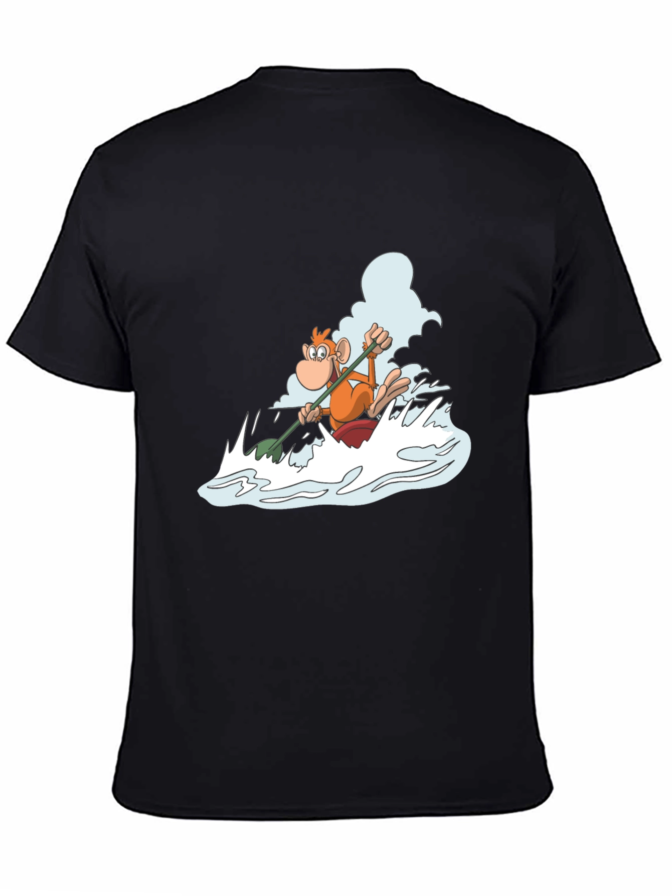 Monkey Kayaking Graphic Tee - Adventure Ready