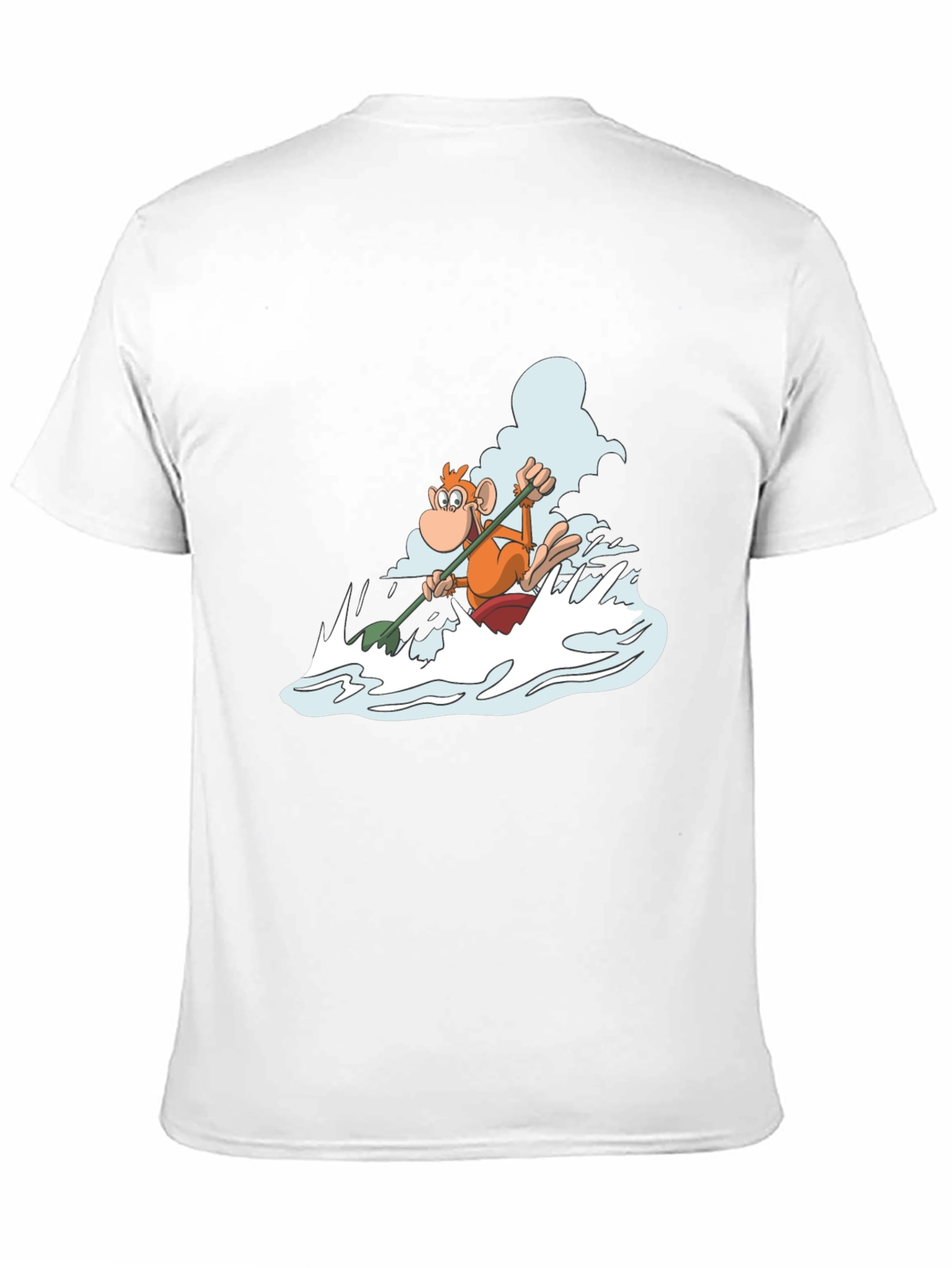 Monkey Kayaking Graphic Tee - Adventure Ready