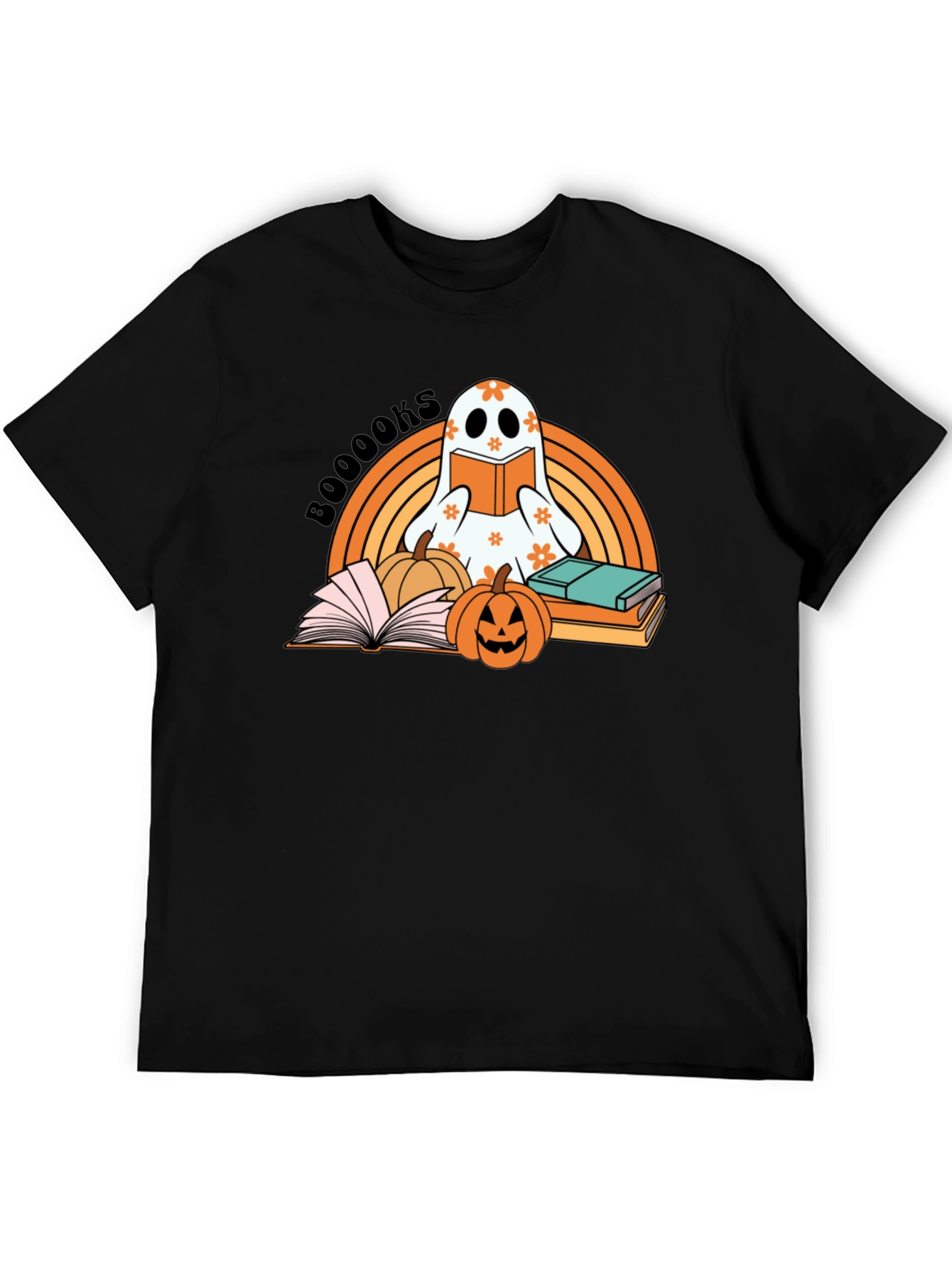 Booooks! Halloween Ghost Reader T-Shirt