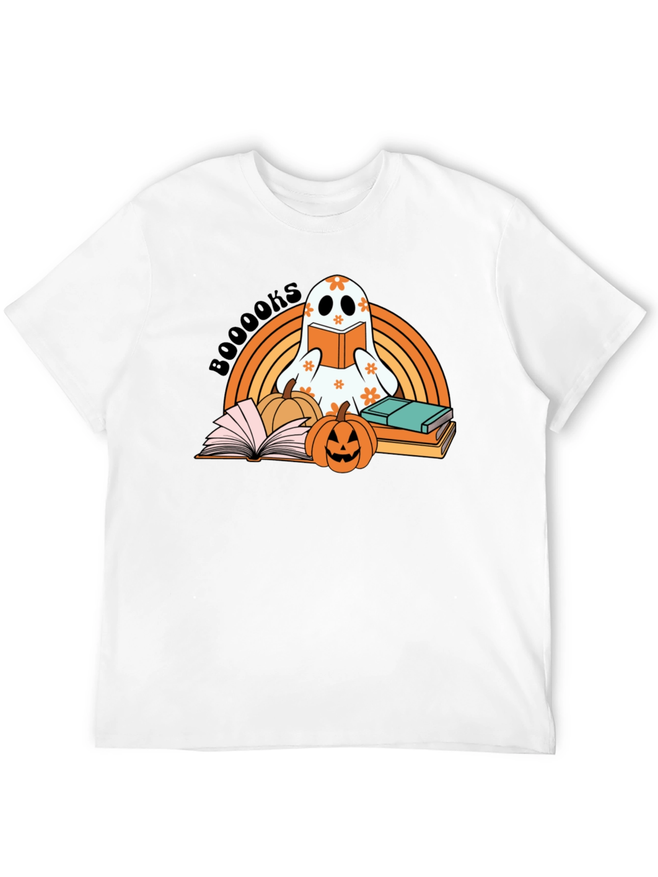 Booooks! Halloween Ghost Reader T-Shirt