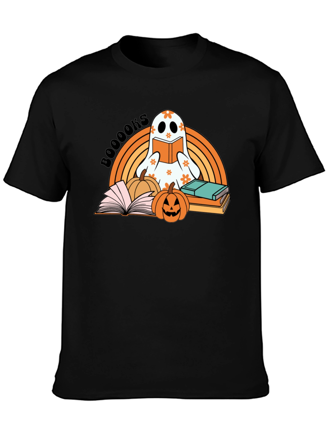 Booooks! Halloween Ghost Reader T-Shirt
