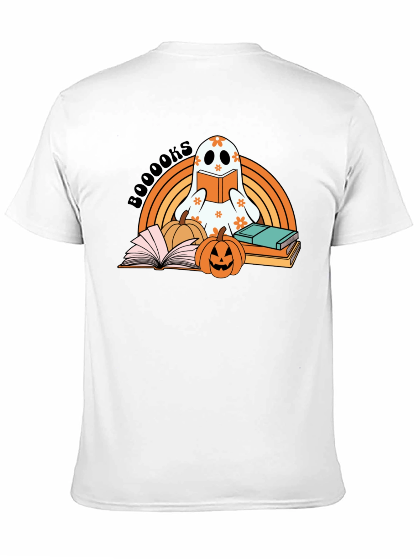 Booooks! Halloween Ghost Reader T-Shirt