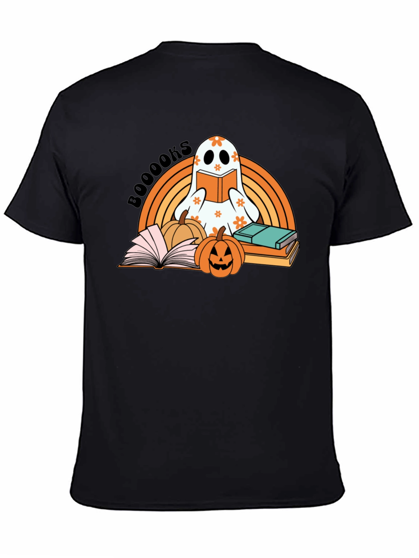 Booooks! Halloween Ghost Reader T-Shirt