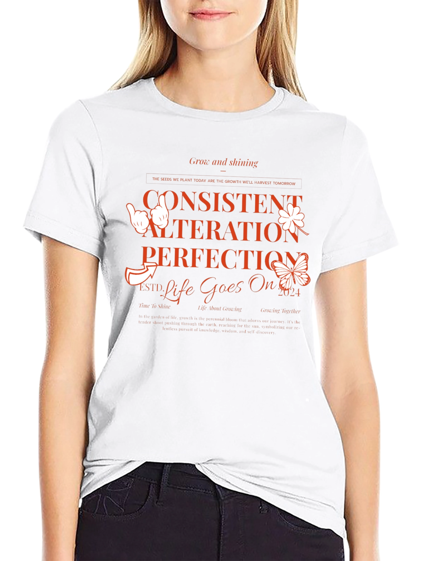 Inspirational Graphic Tee - Consistent Alteration Perfection