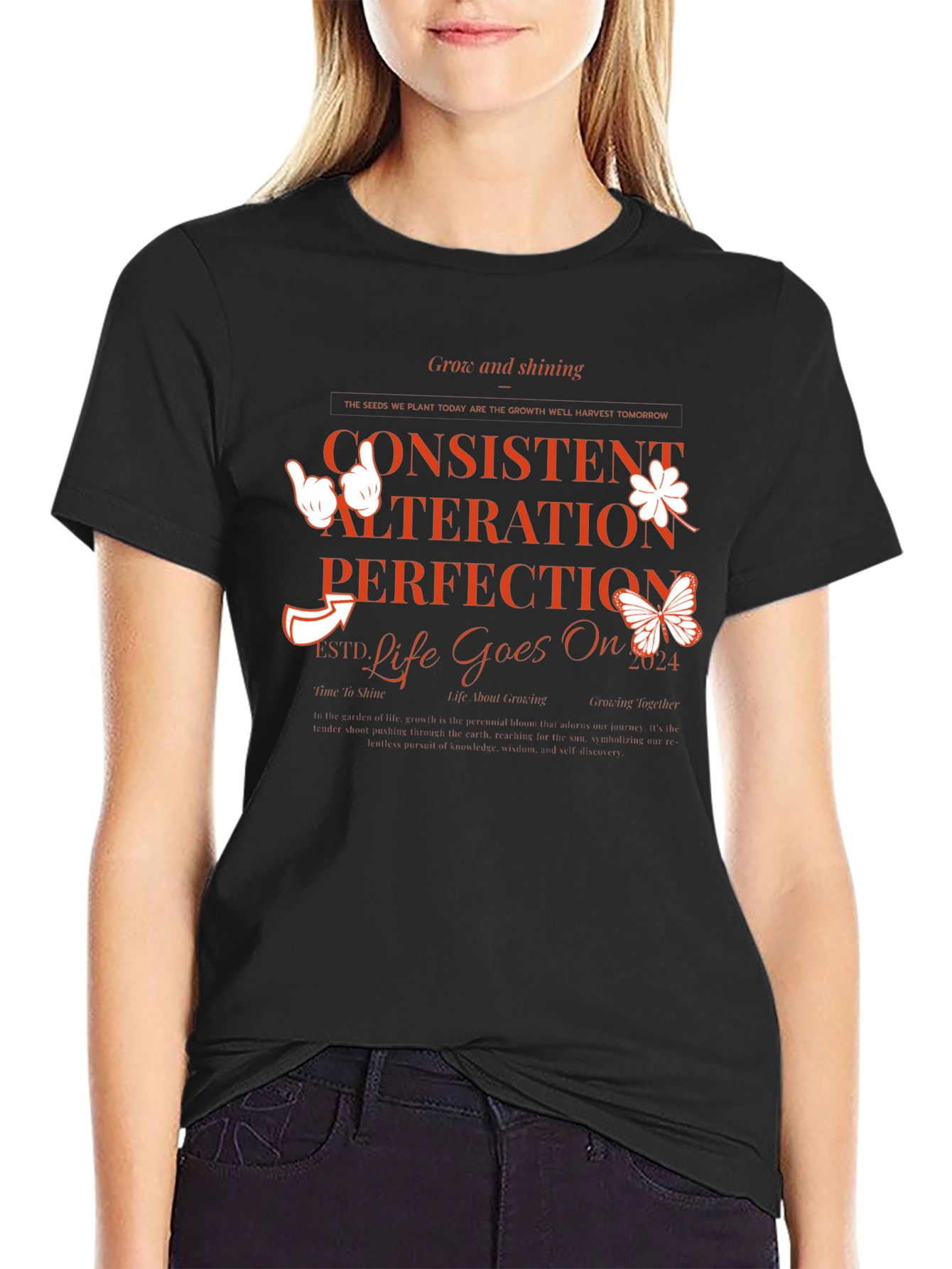 Inspirational Graphic Tee - Consistent Alteration Perfection