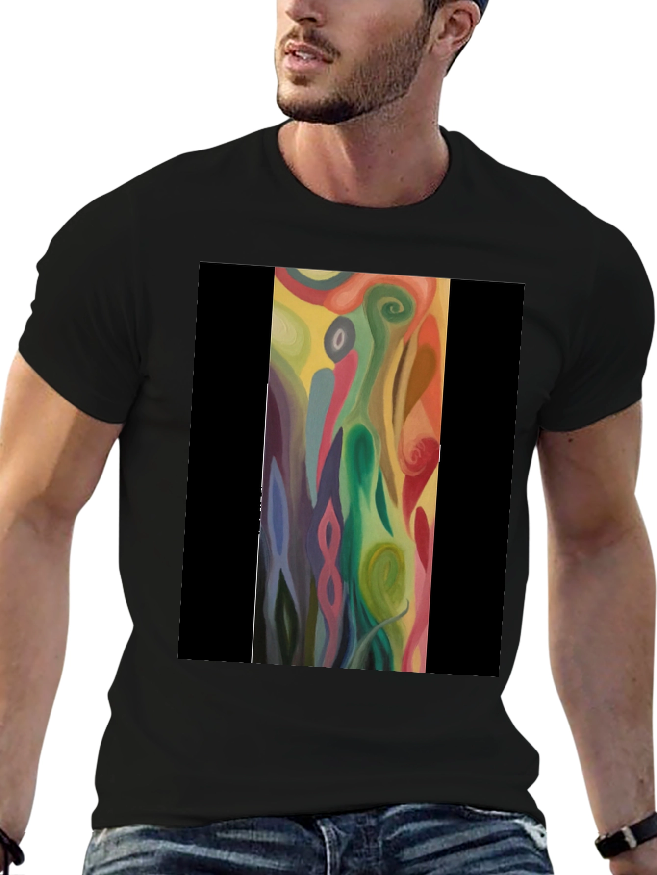 Abstract Art T-Shirt - Modern Artistic Design