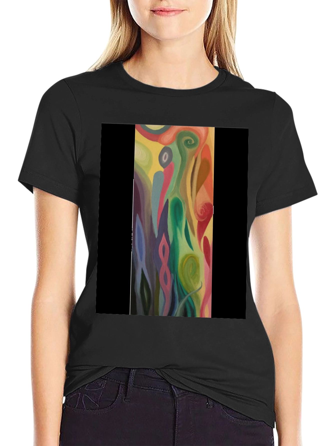 Abstract Art T-Shirt - Modern Artistic Design