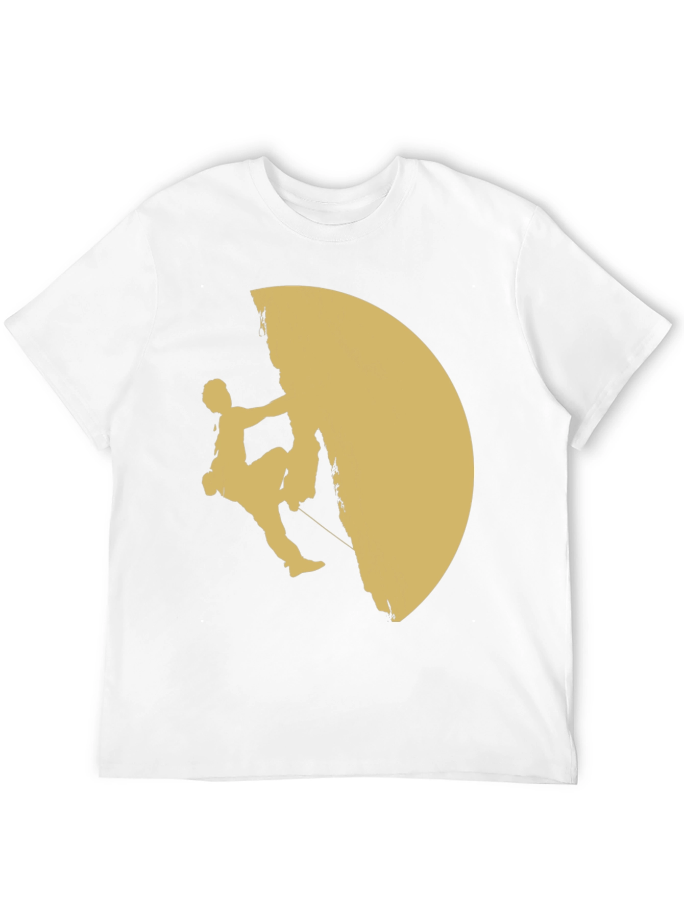 Climbing Silhouette Graphic T-Shirt - Black