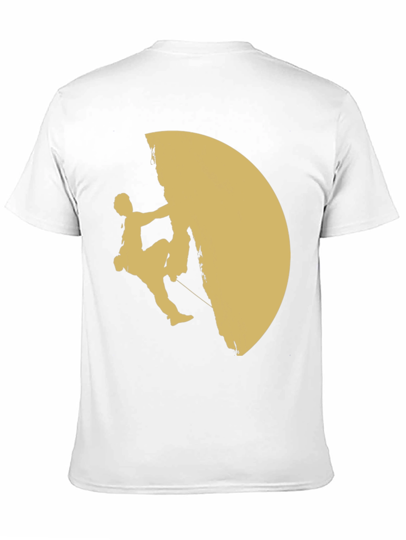 Climbing Silhouette Graphic T-Shirt - Black