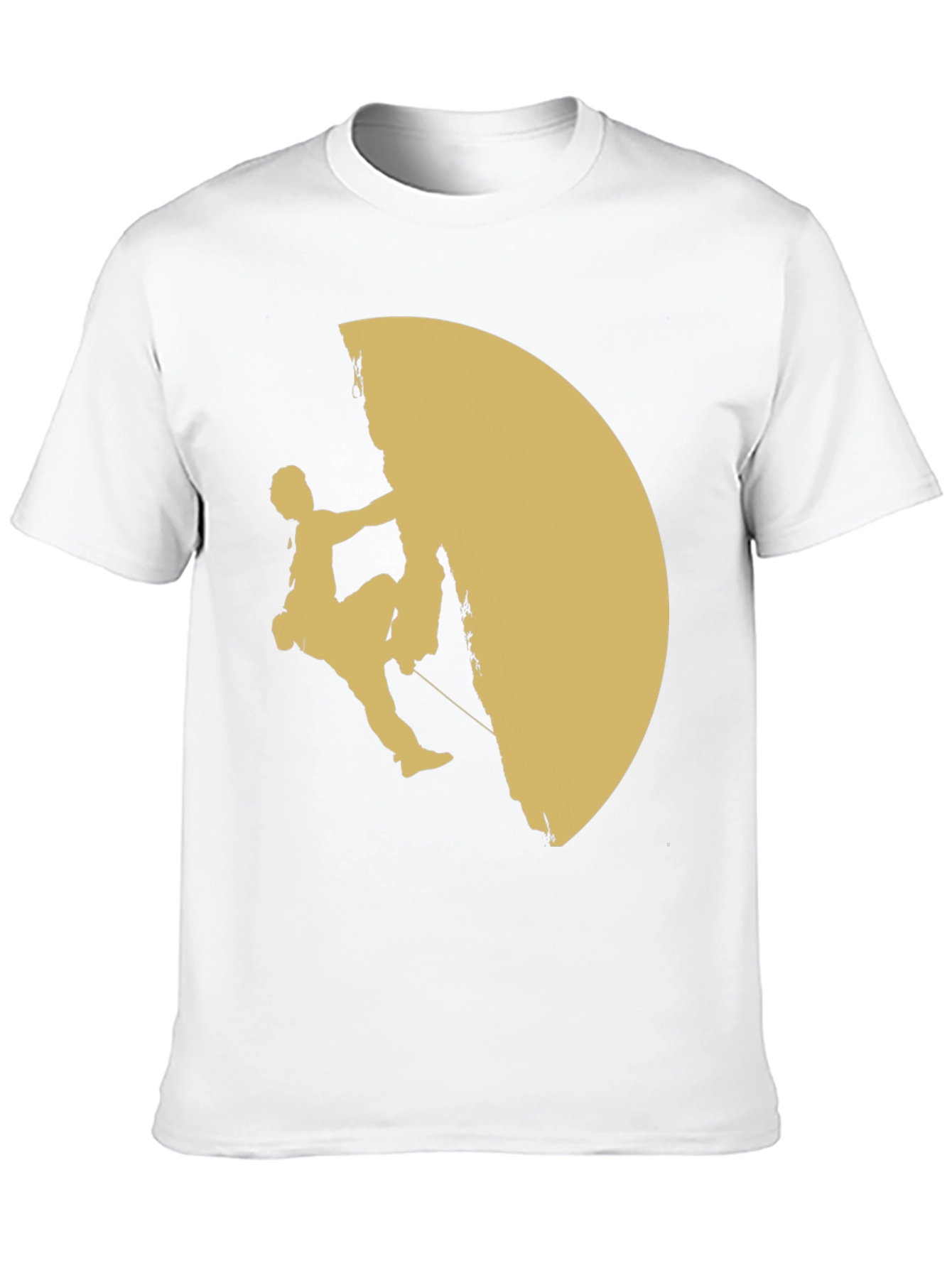Climbing Silhouette Graphic T-Shirt - Black