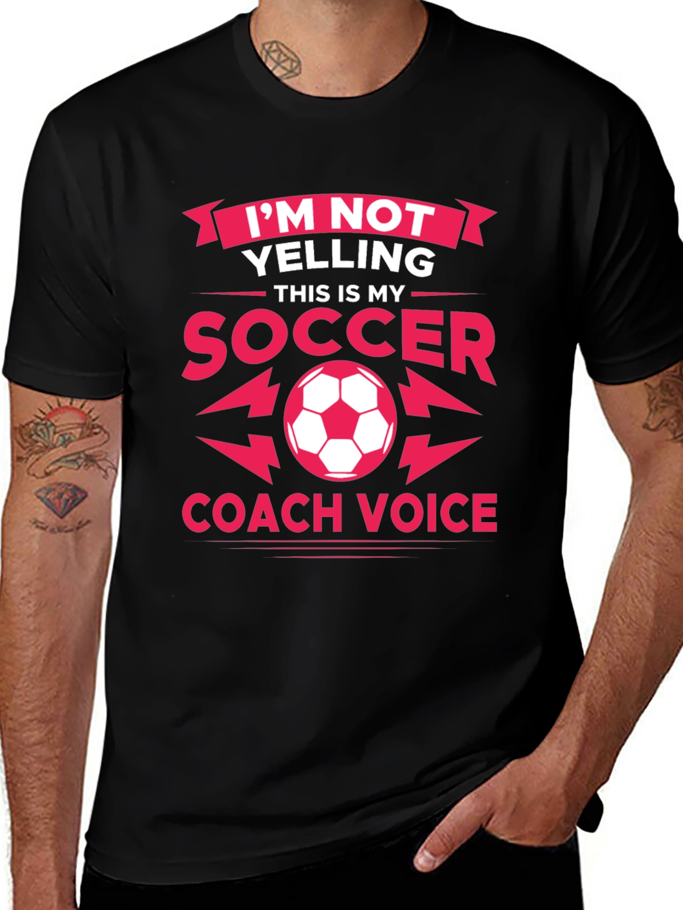 Im Not Yelling Soccer Coach T-Shirt