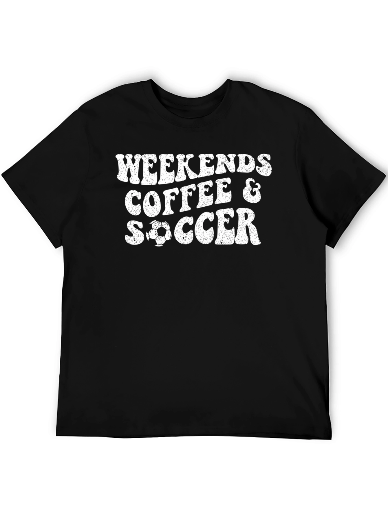 Weekends Coffee & Soccer Graphic T-Shirt