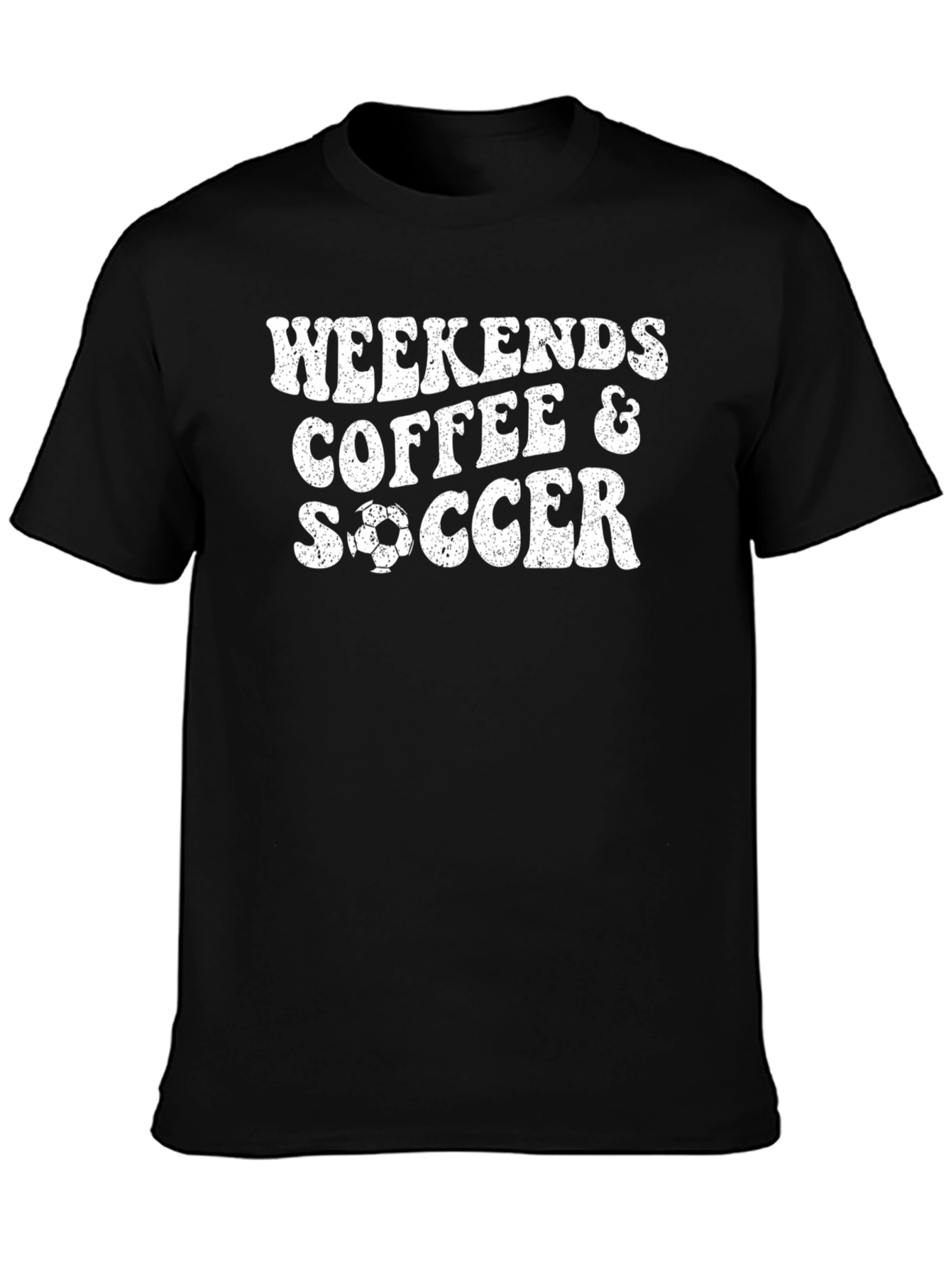Weekends Coffee & Soccer Graphic T-Shirt
