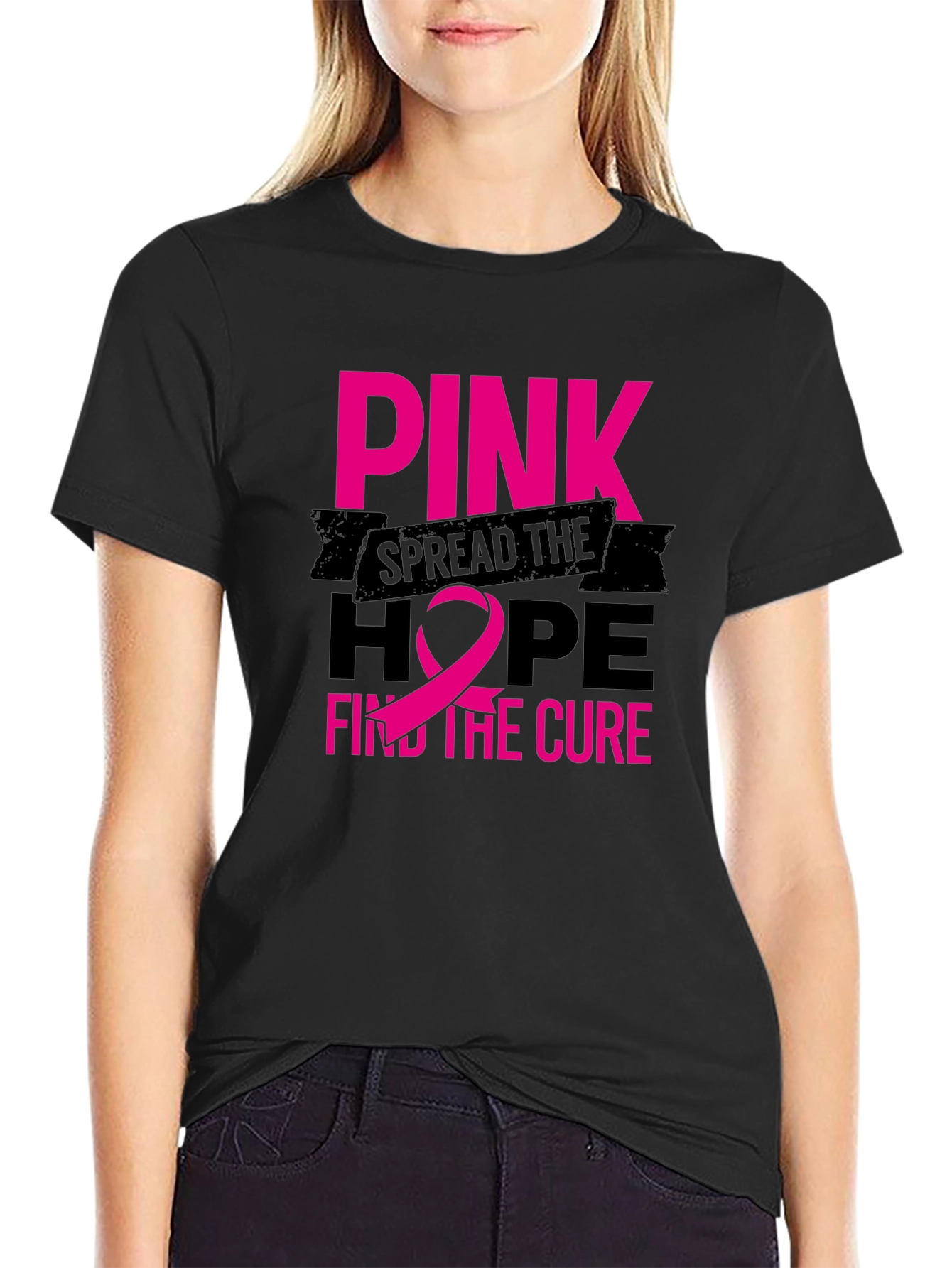 Pink Hope Cure Graphic Tee