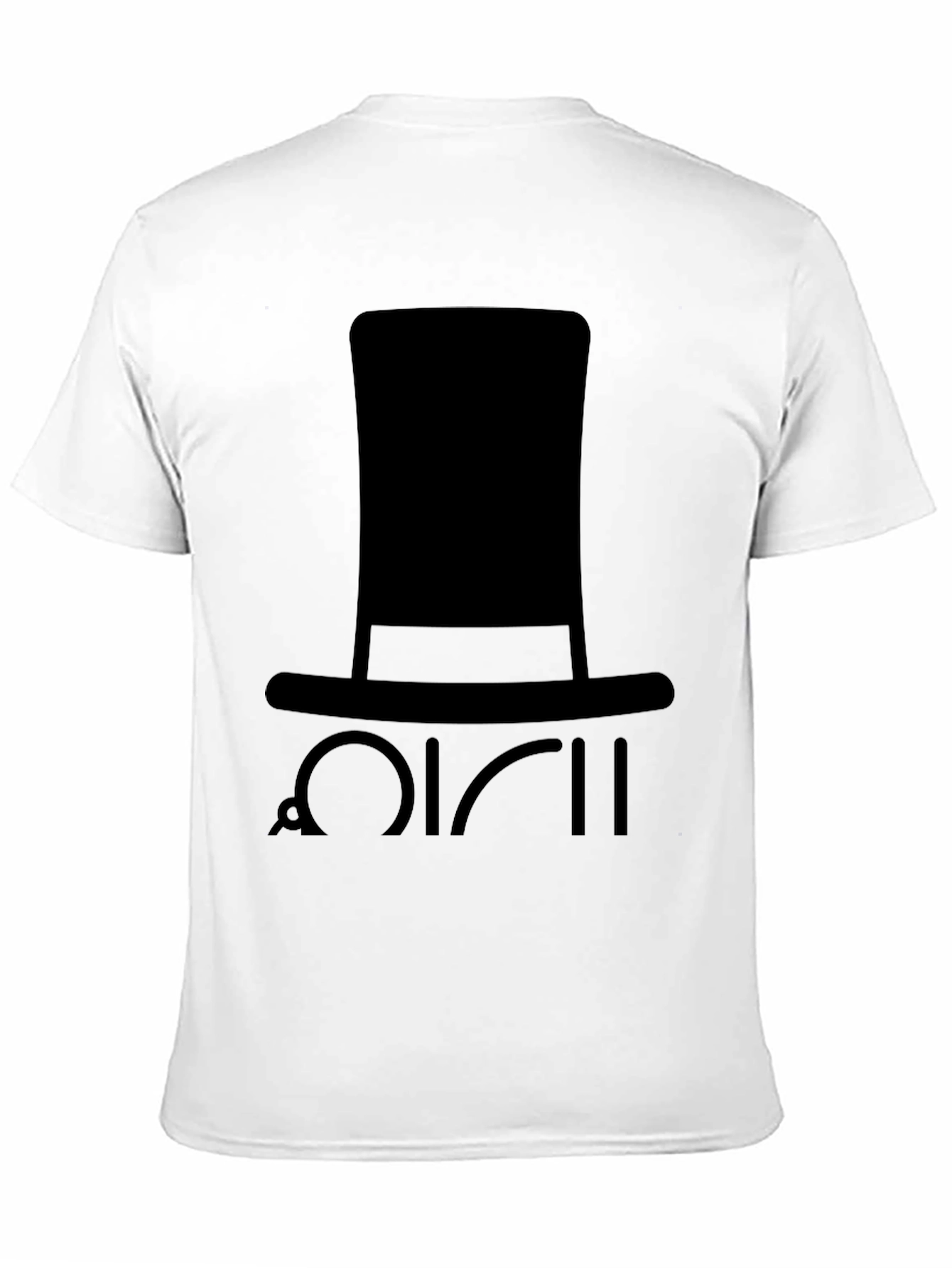 Top Hat Graphic Tee - Mens Black T-Shirt