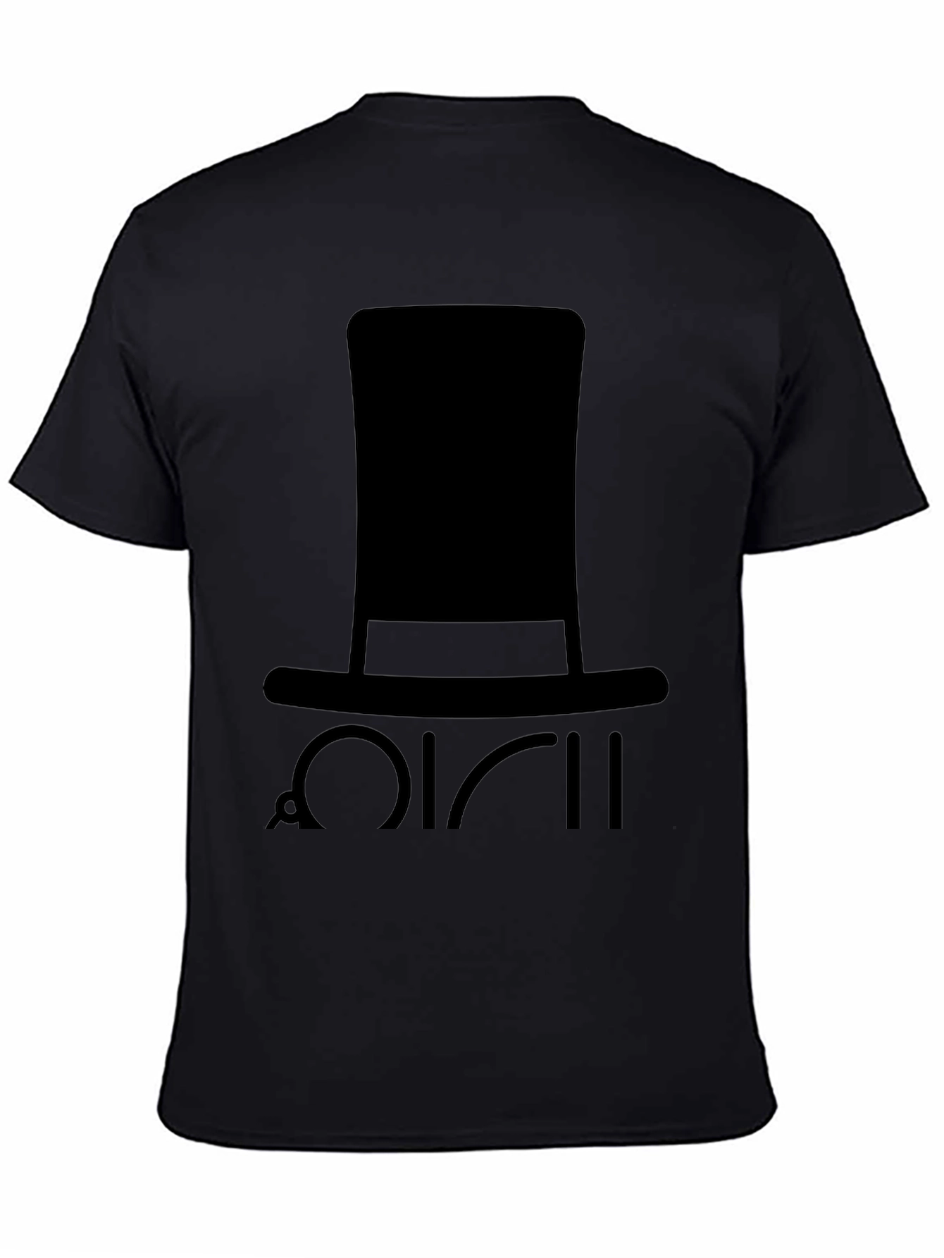 Top Hat Graphic Tee - Mens Black T-Shirt
