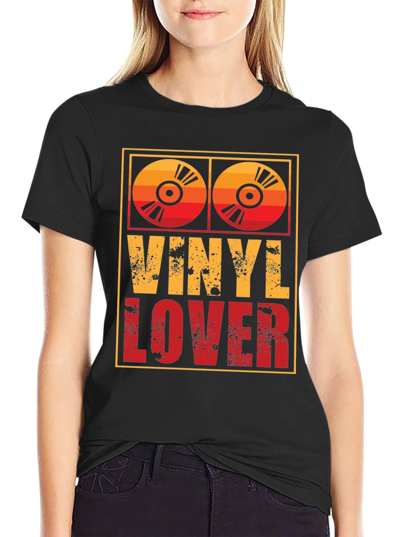 Retro Vinyl Lover T-Shirt - Music Fan Tee