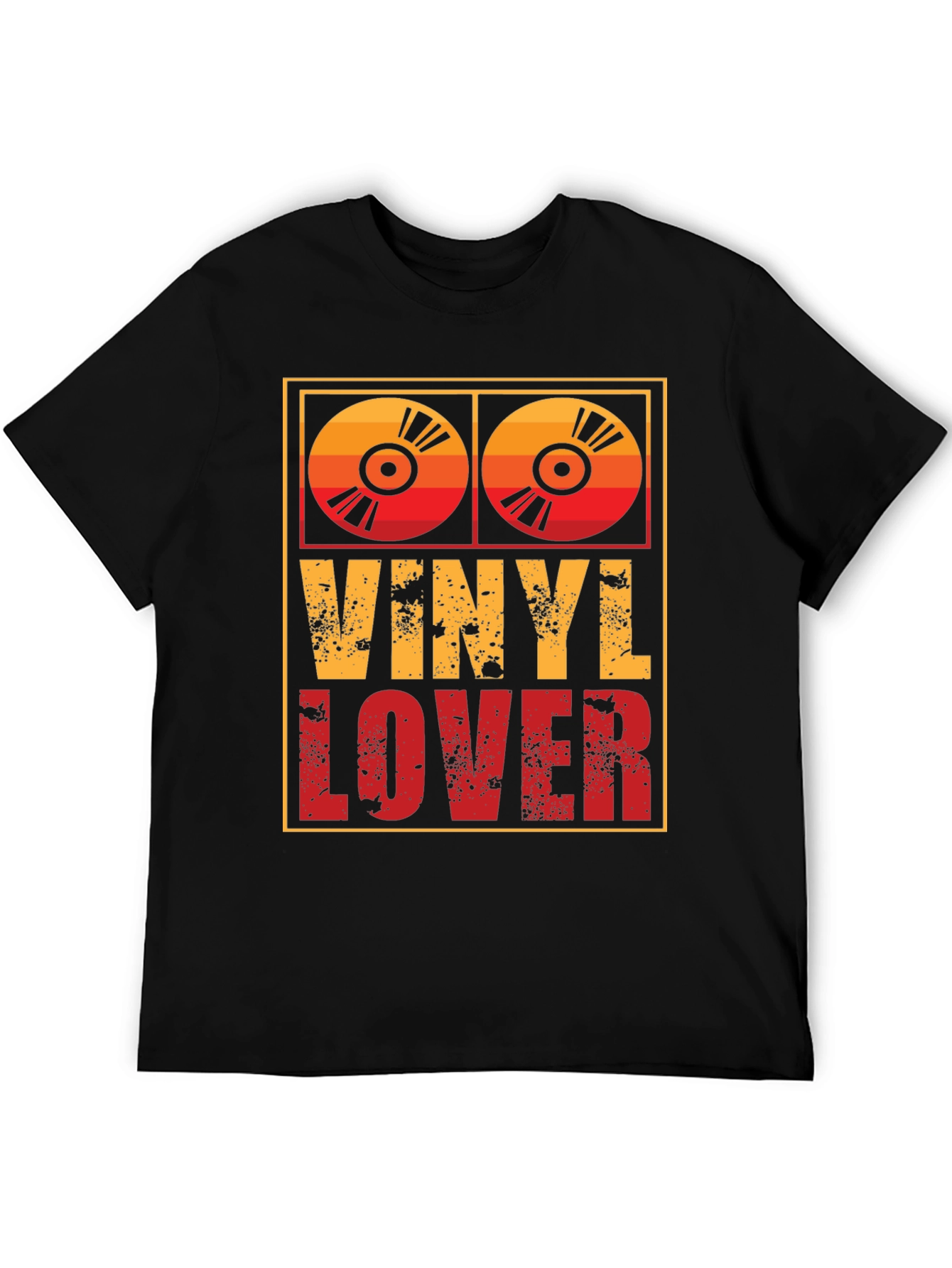 Retro Vinyl Lover T-Shirt - Music Fan Tee