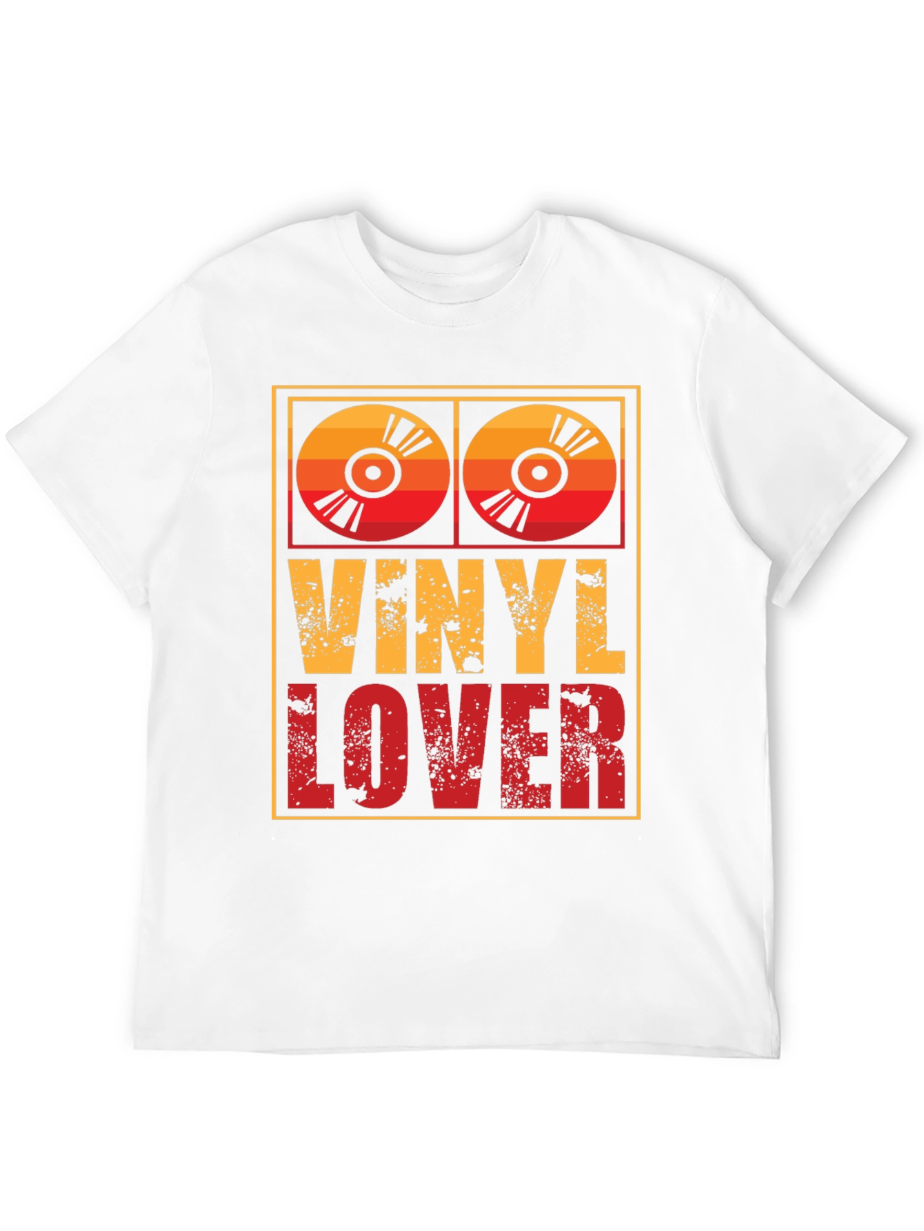 Retro Vinyl Lover T-Shirt - Music Fan Tee