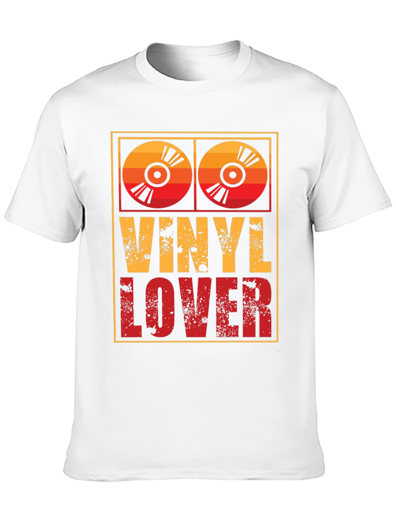 Retro Vinyl Lover T-Shirt - Music Fan Tee