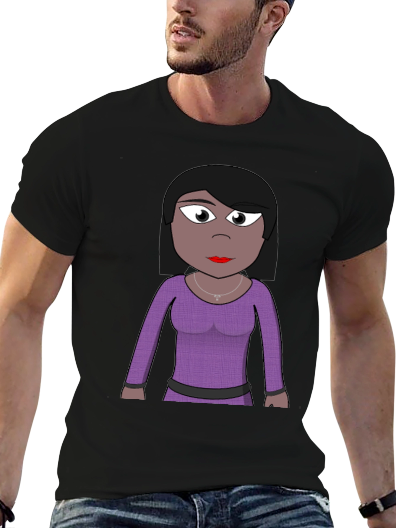 Cartoon Woman T-Shirt
