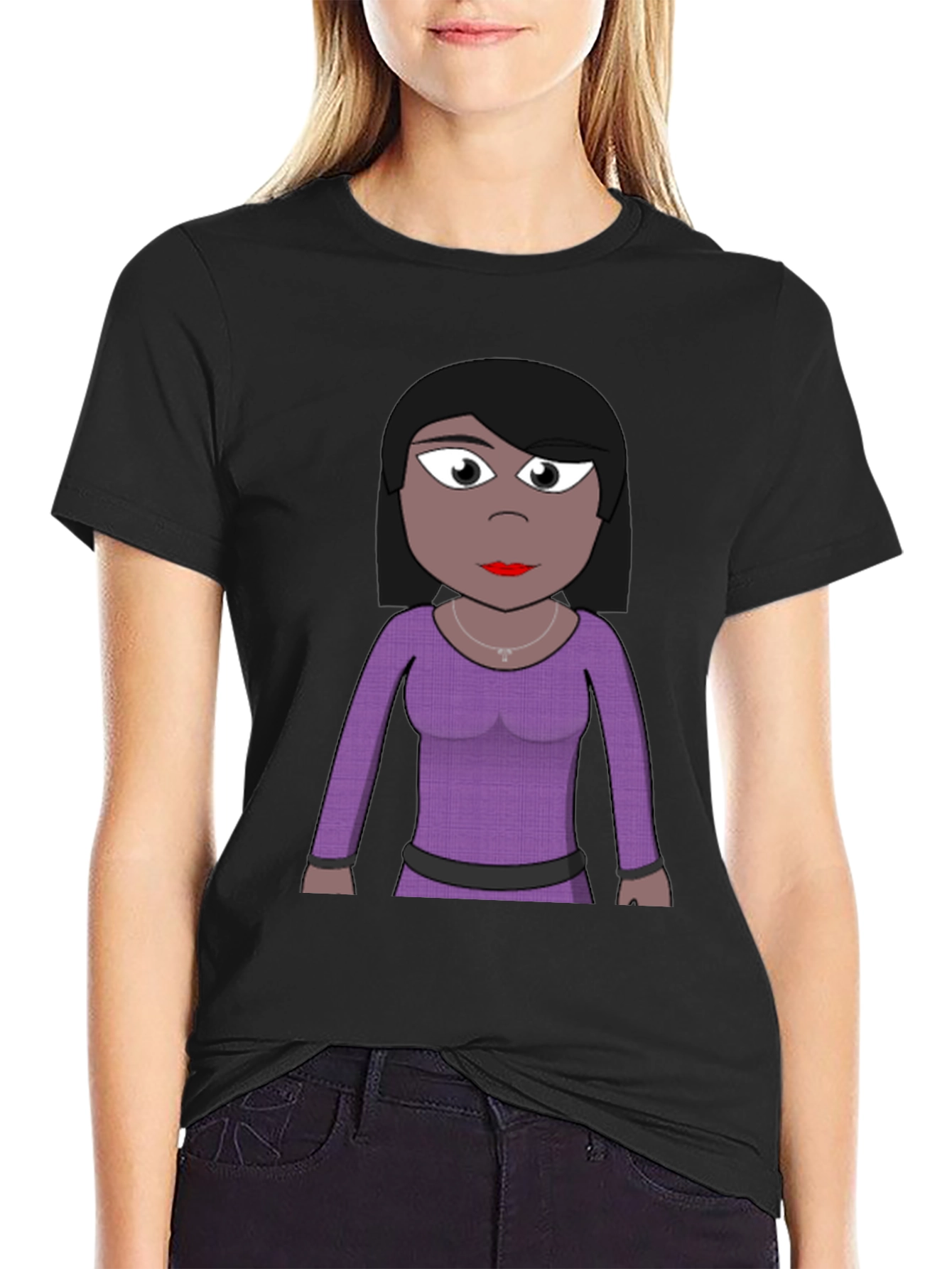 Cartoon Woman T-Shirt