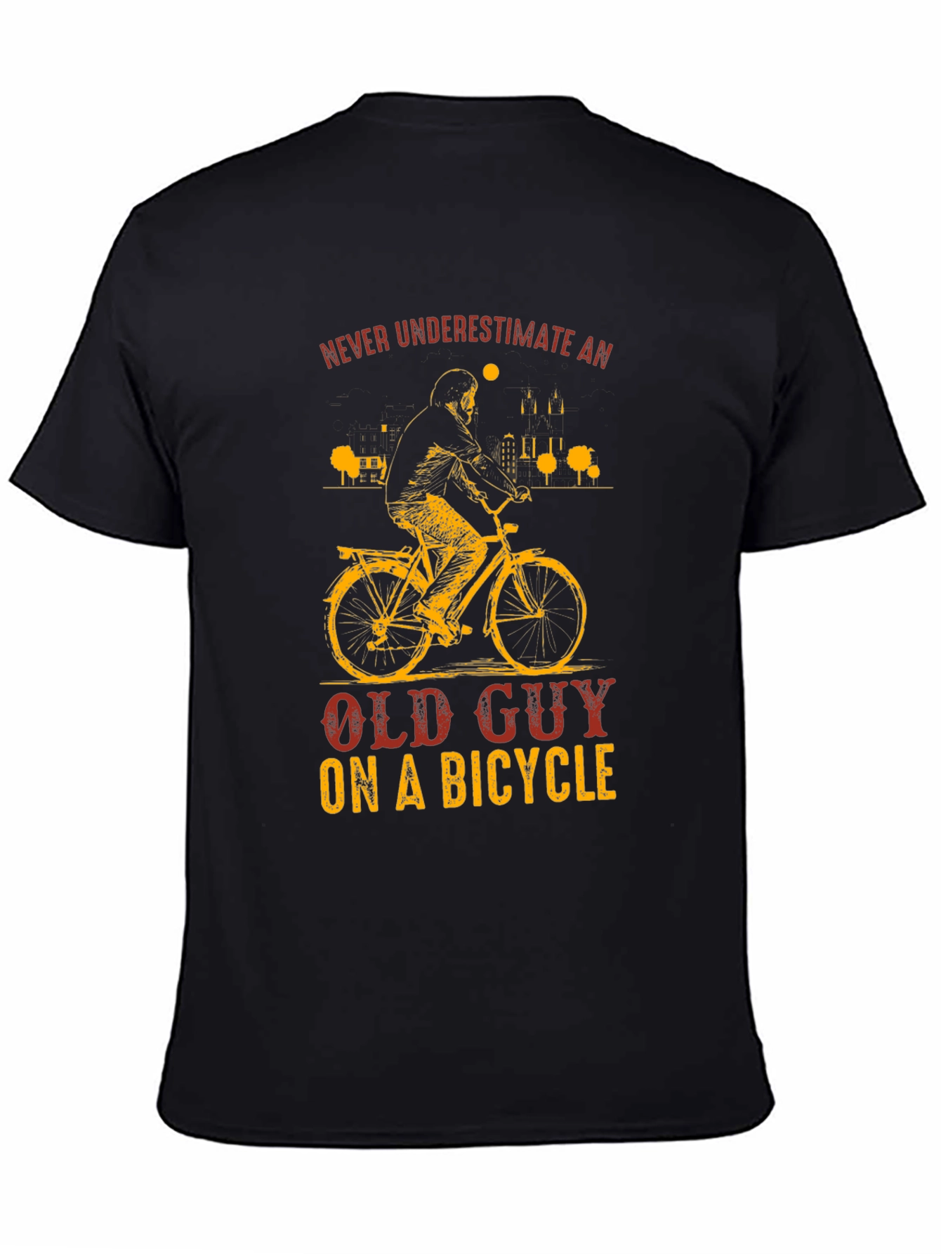 Old Guy on a Bicycle T-Shirt