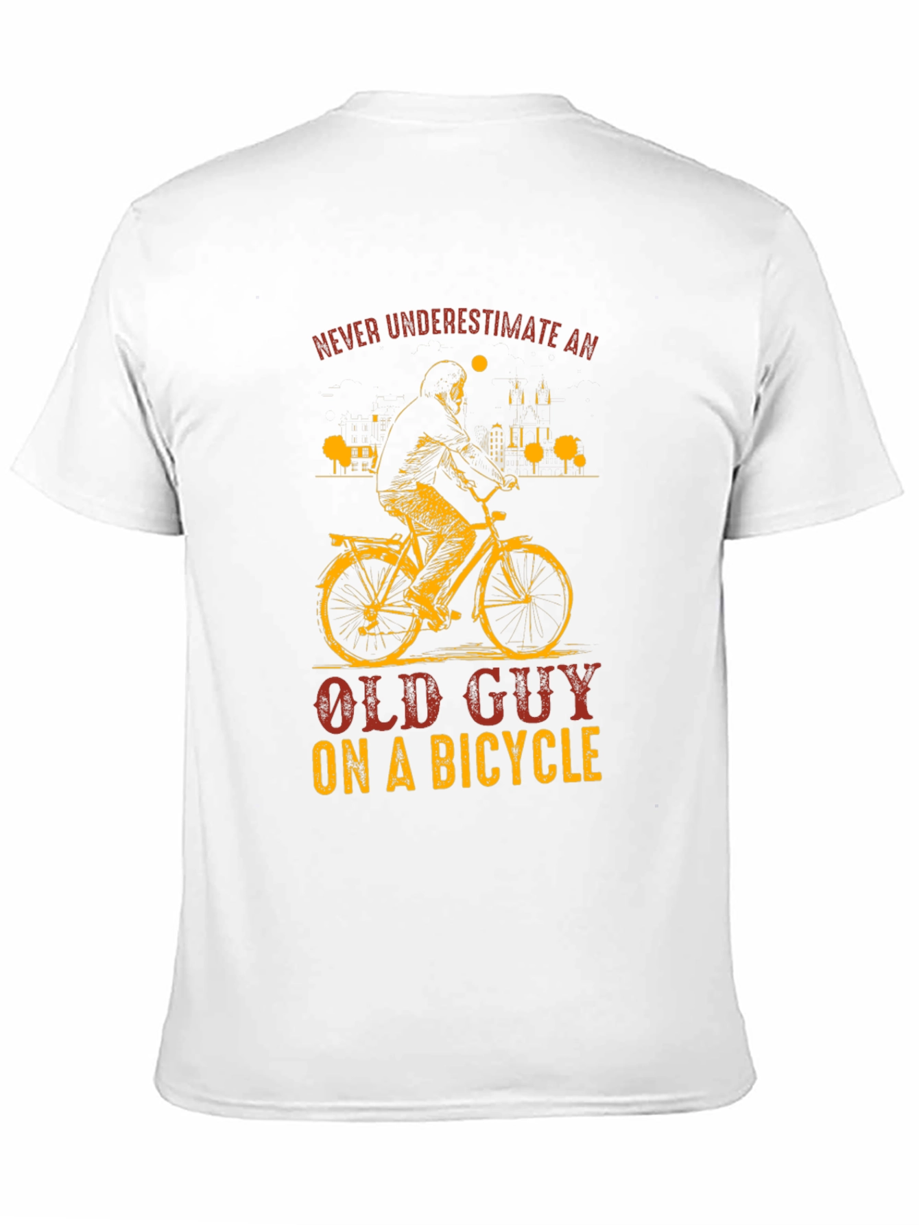 Old Guy on a Bicycle T-Shirt