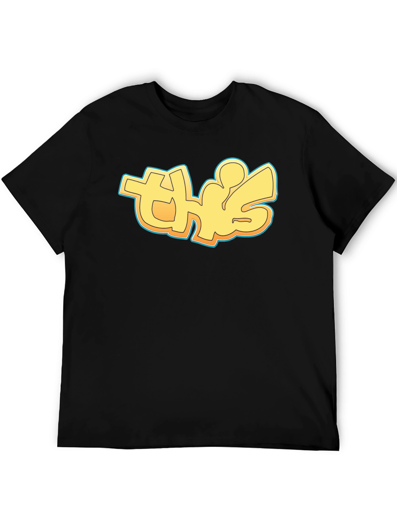 Street Style Graphic Tee - Cool Yellow Urban Design