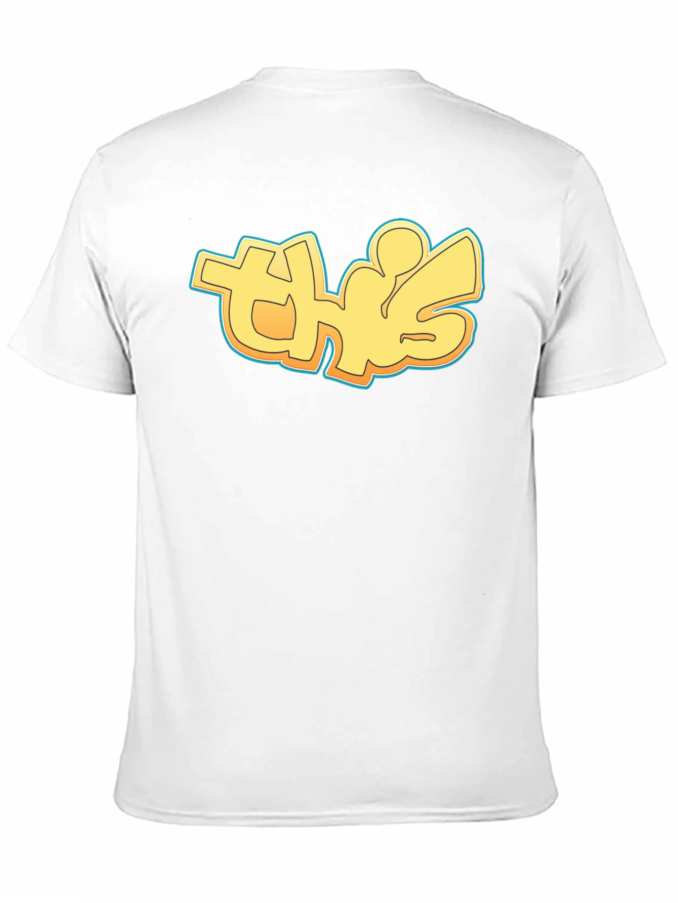 Street Style Graphic Tee - Cool Yellow Urban Design